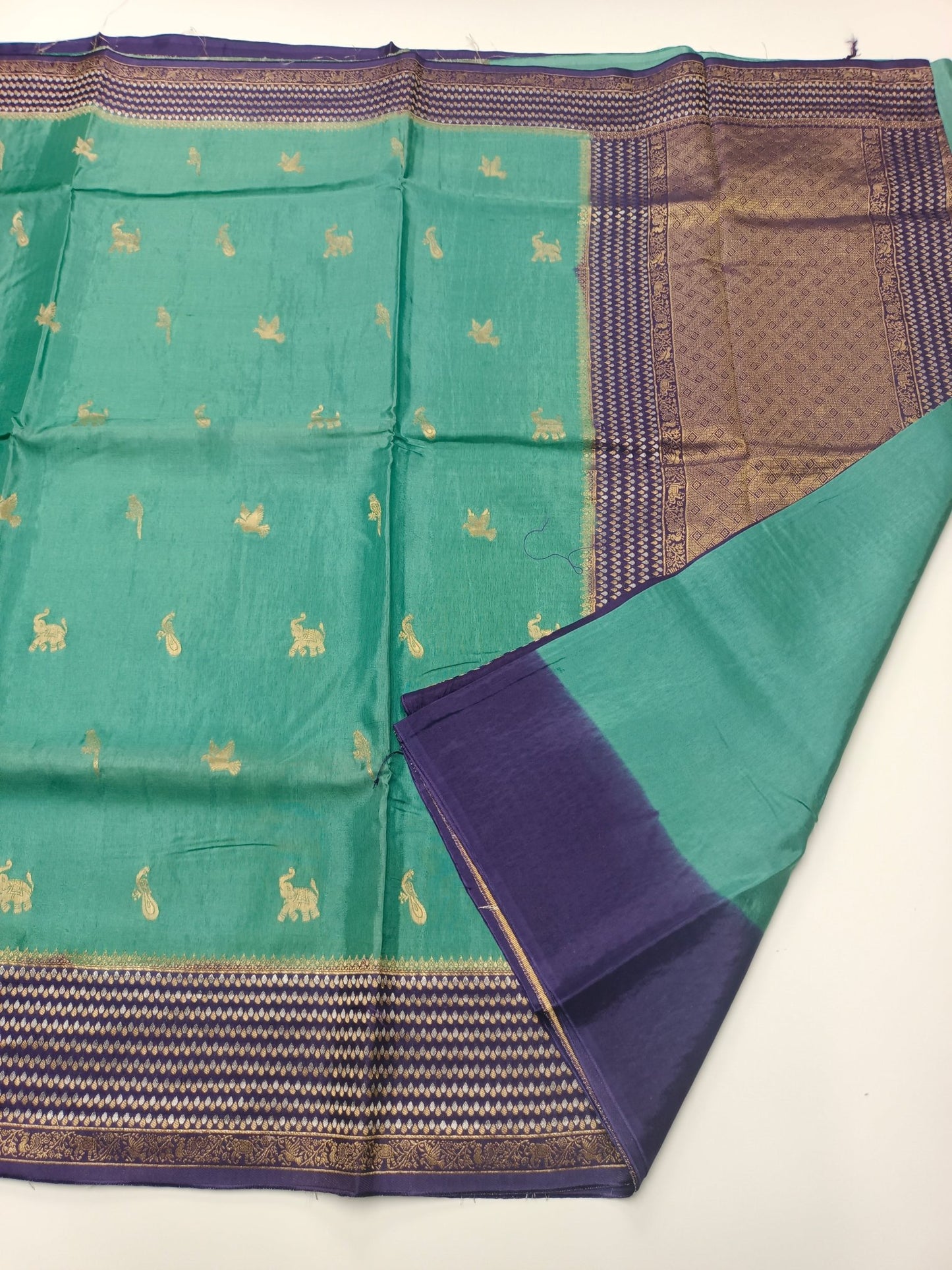 SEMI CREPE SILK SAREE (SPECIAL 20% DISCOUNT) - B S CHANNABASAPPA & SONS