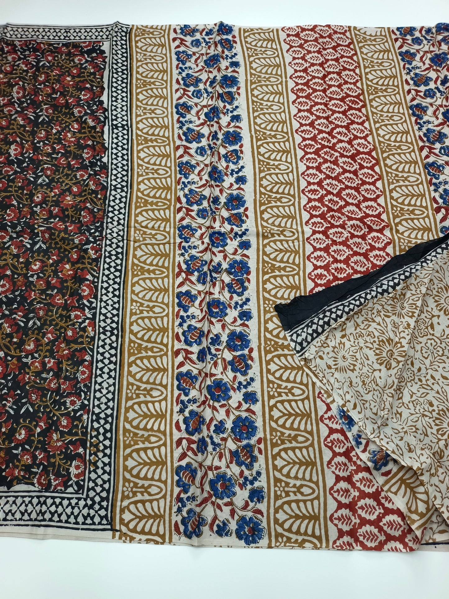 FANCY PRINTED JAIPUR COTTON SAREE