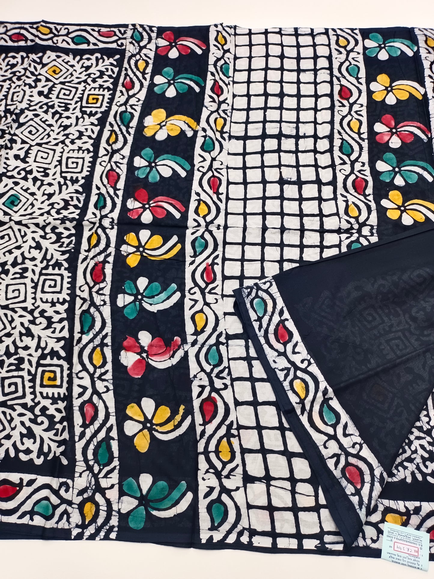 FANCY PRINTED JAIPUR COTTON SAREE
