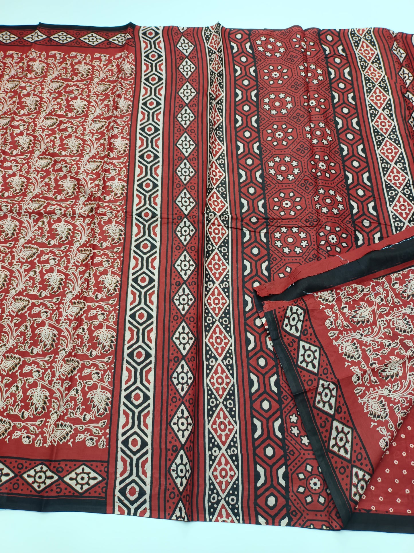FANCY PRINTED JAIPUR COTTON SAREE