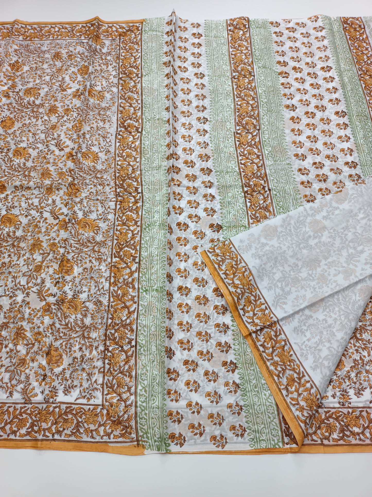 FANCY PRINTED JAIPUR COTTON SAREE
