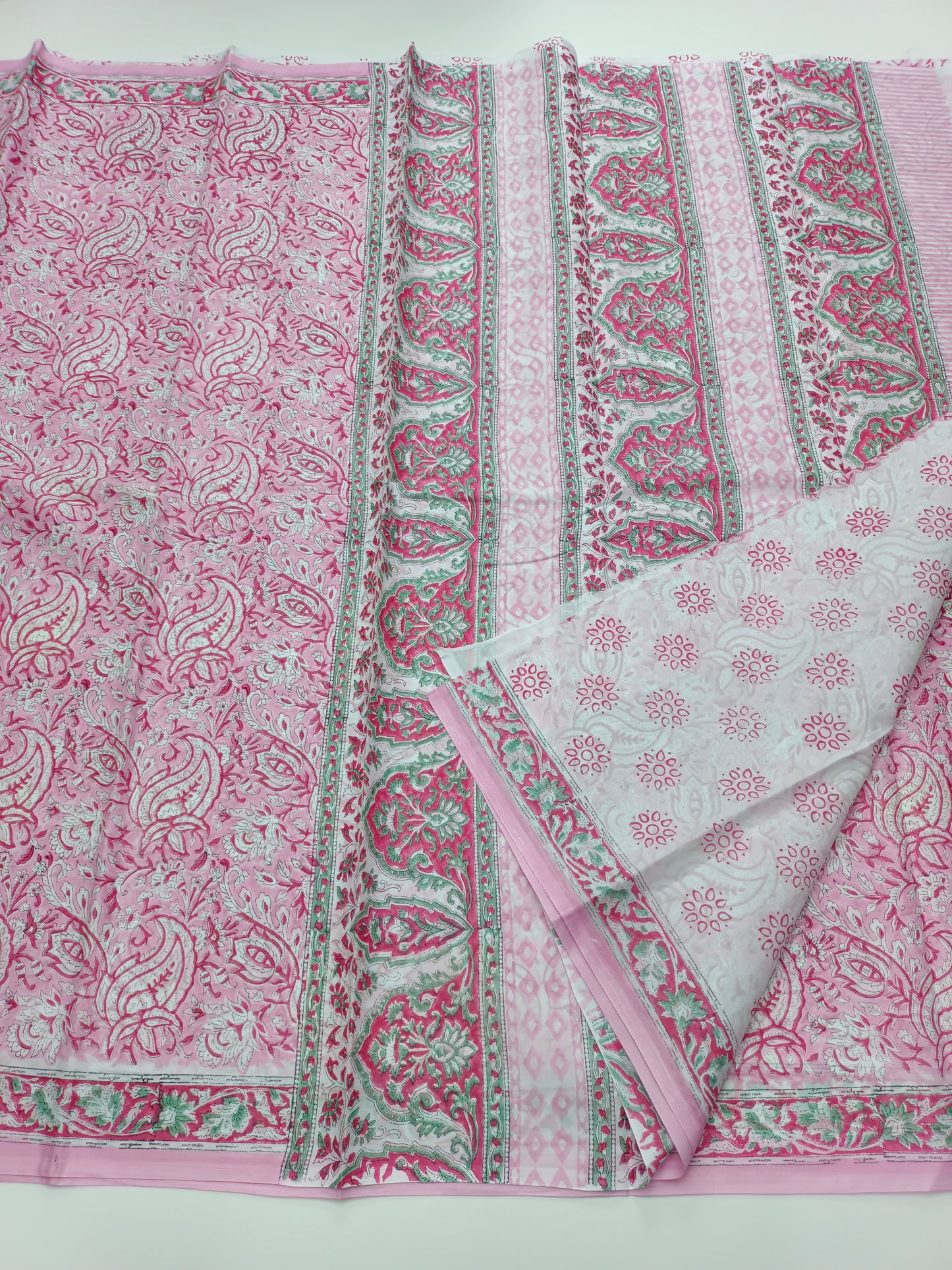 FANCY PRINTED JAIPUR COTTON SAREE