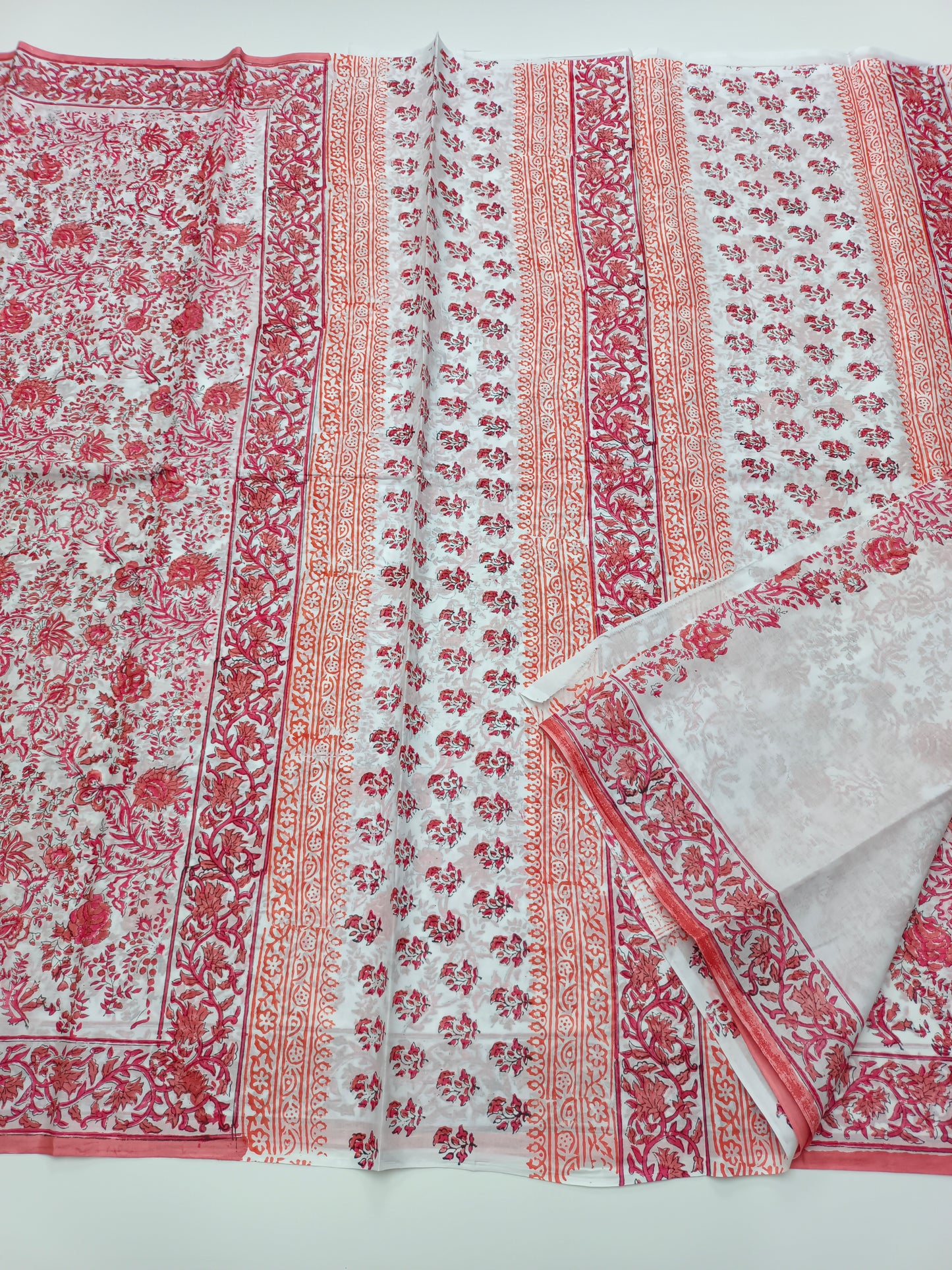 FANCY PRINTED JAIPUR COTTON SAREE