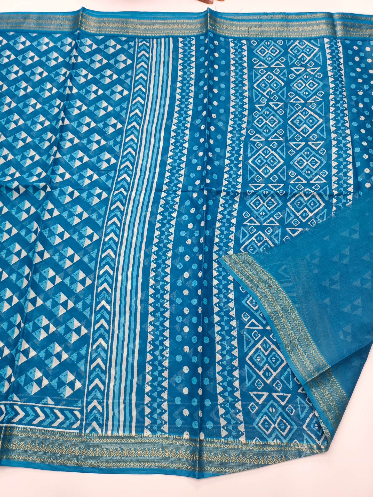 FANCY PRINTED JAIPUR COTTON SAREE