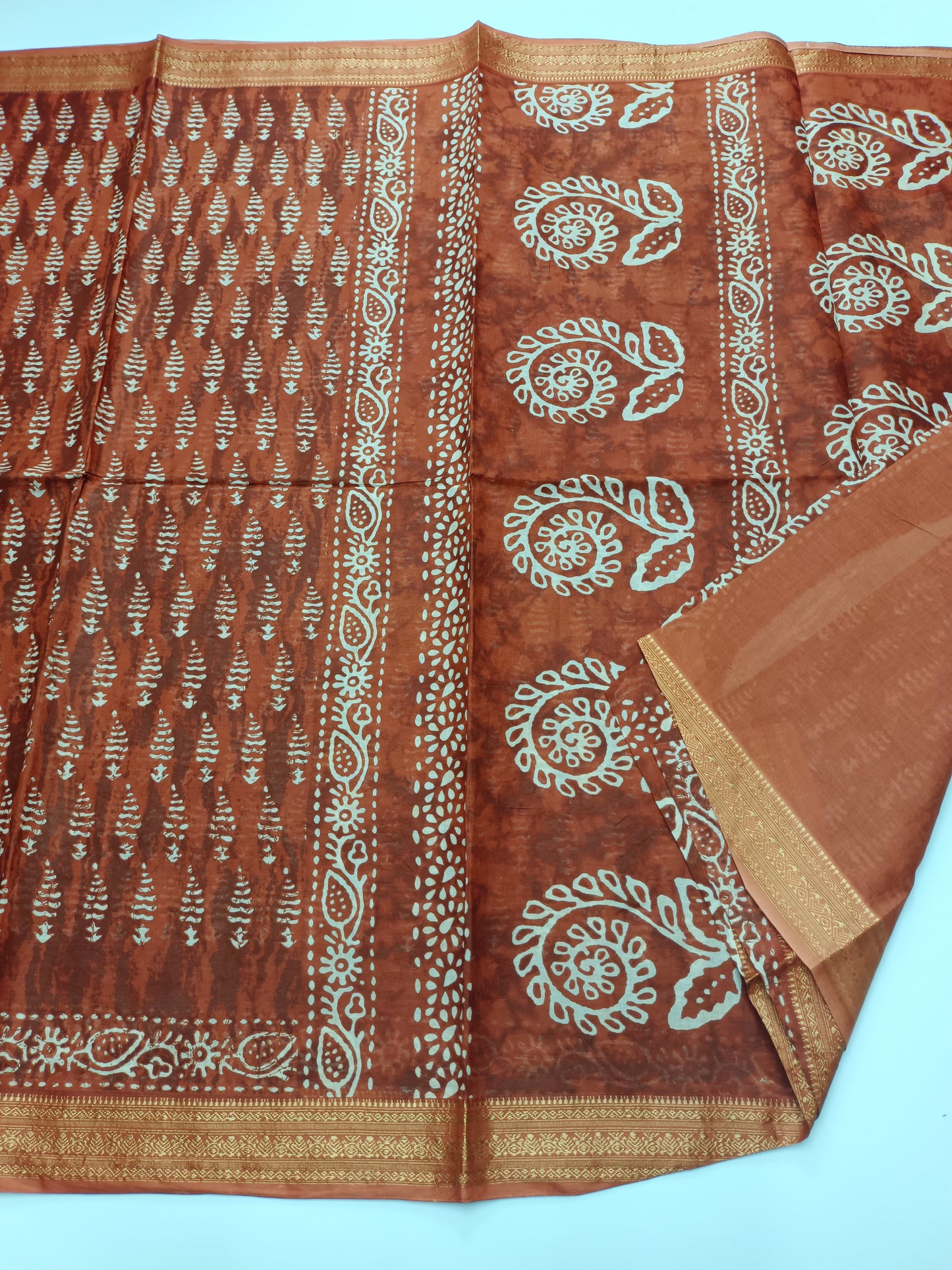 FANCY PRINTED JAIPUR COTTON SAREE