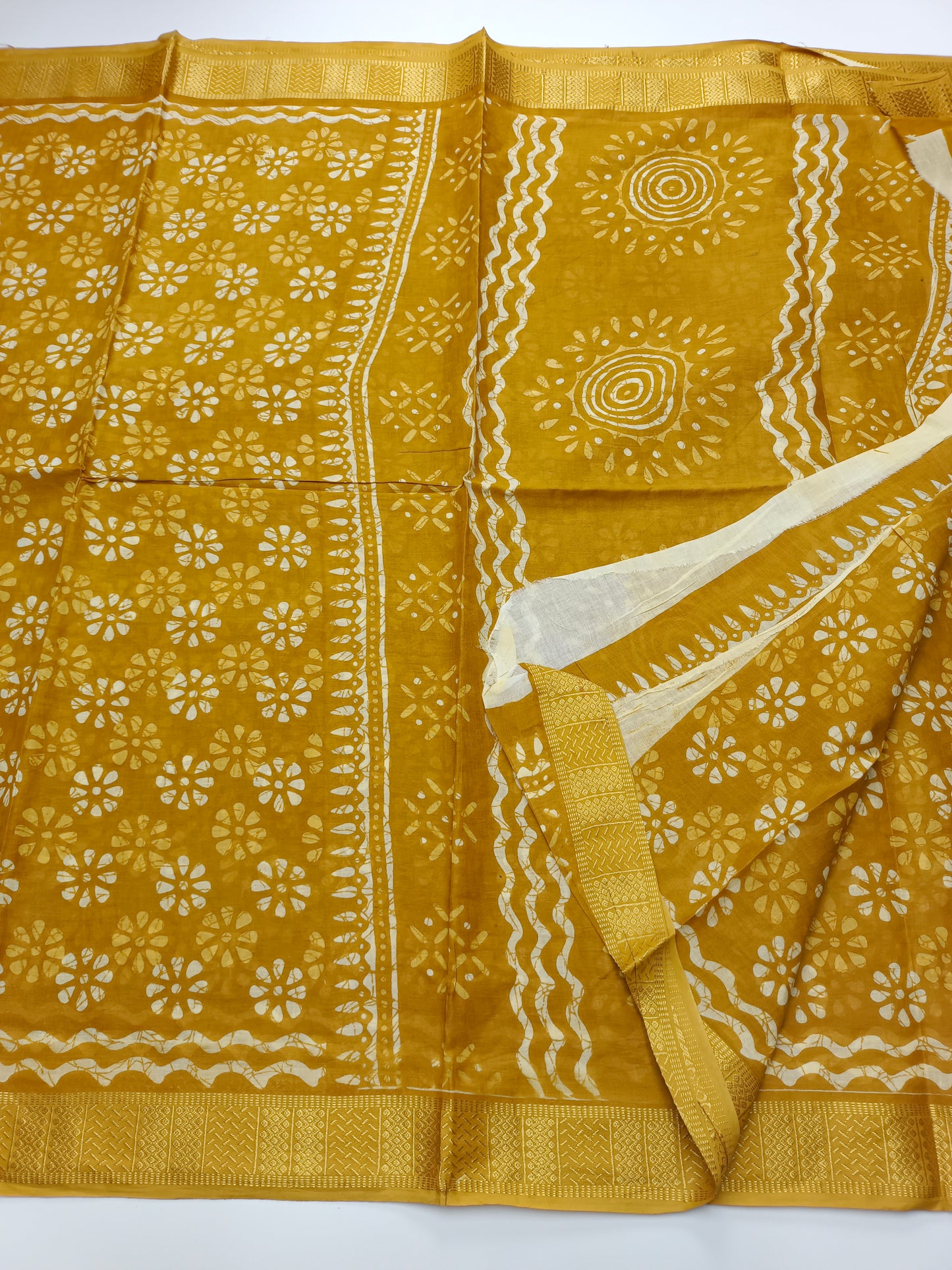 FANCY PRINTED JAIPUR COTTON SAREE