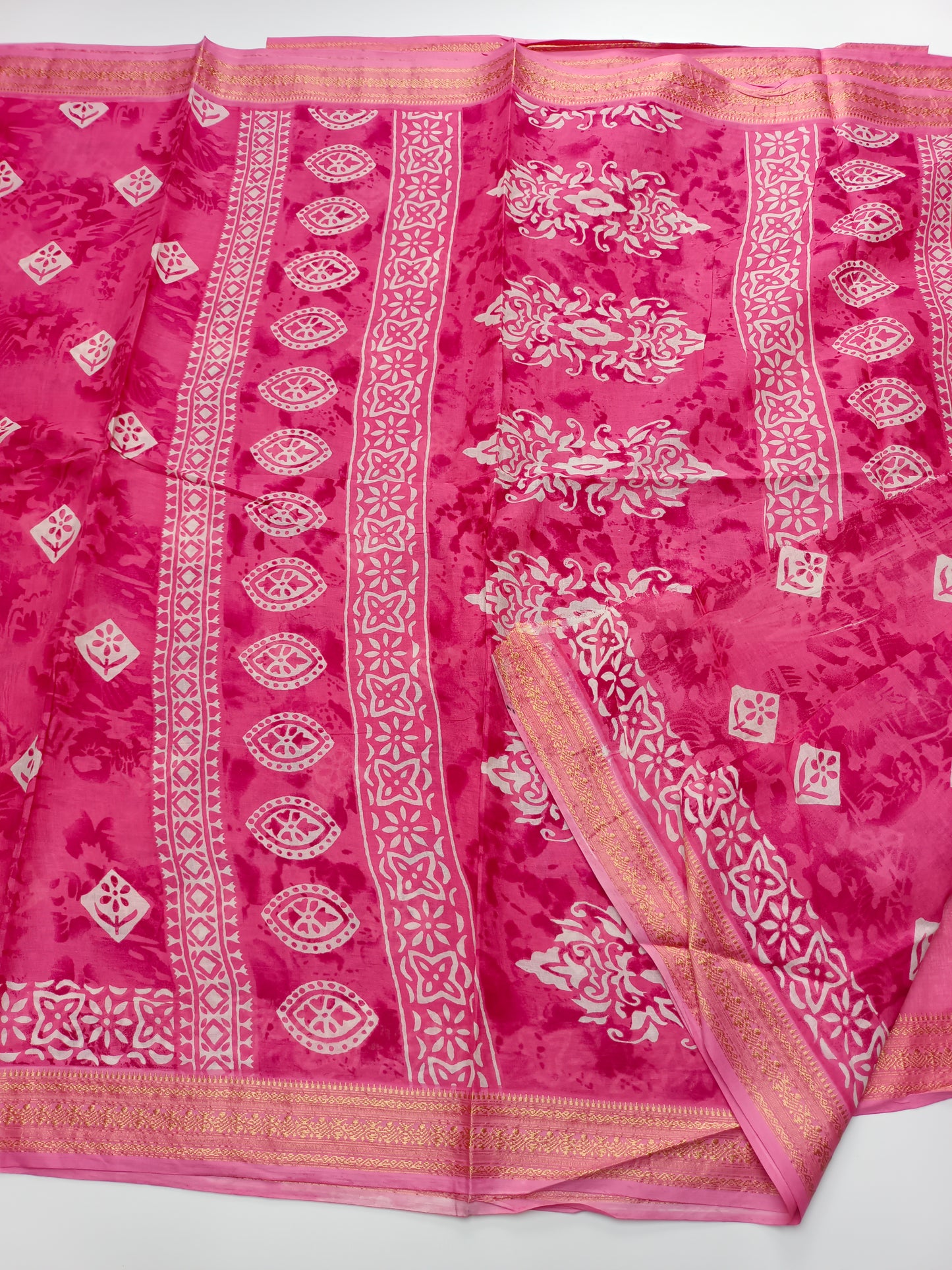 FANCY PRINTED JAIPUR COTTON SAREE