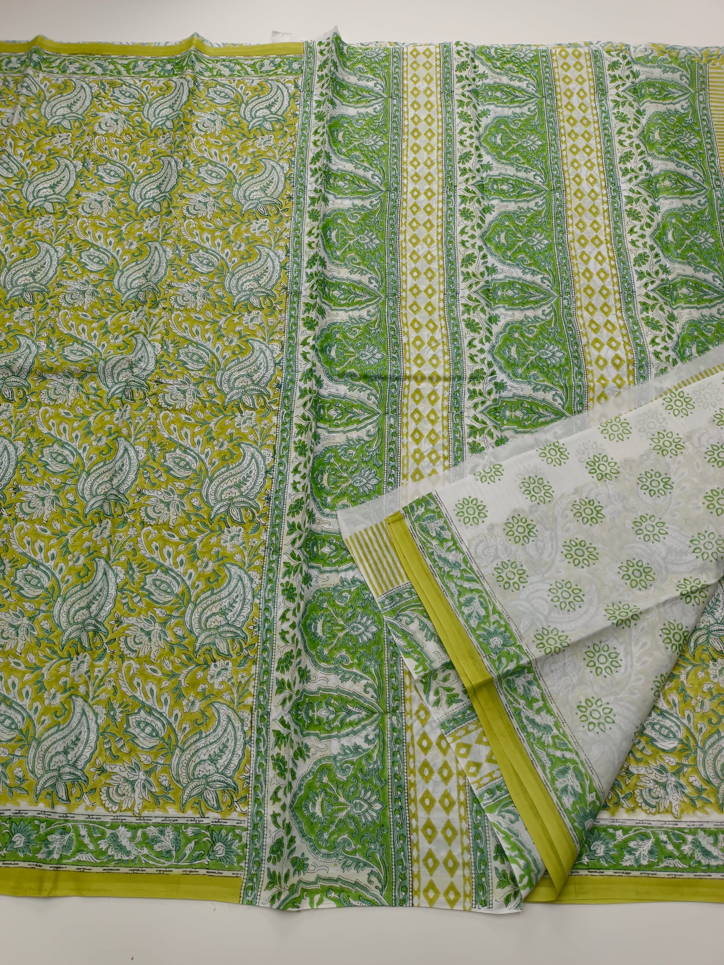 FANCY PRINTED JAIPUR COTTON SAREE