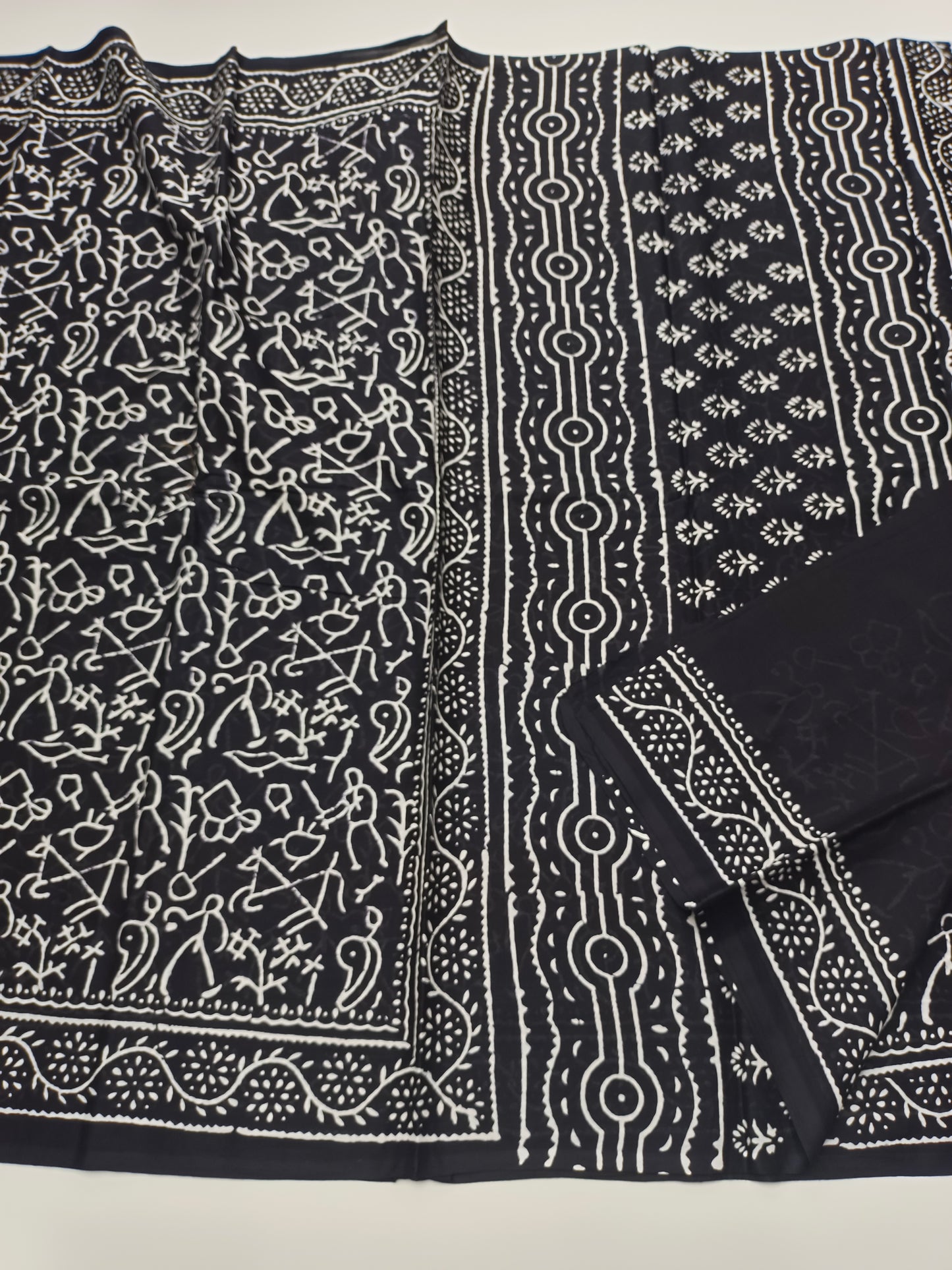 FANCY PRINTED JAIPUR COTTON SAREE