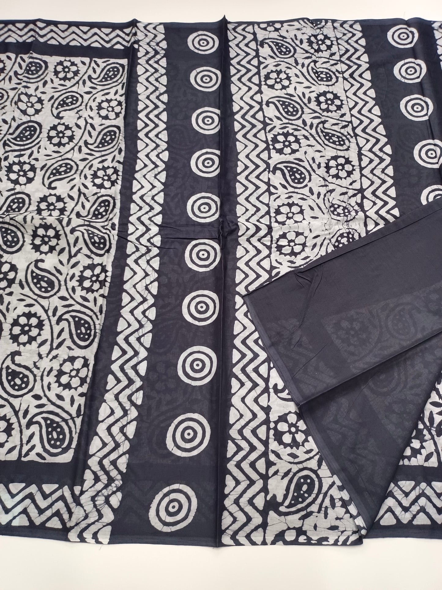 FANCY PRINTED JAIPUR COTTON SAREE