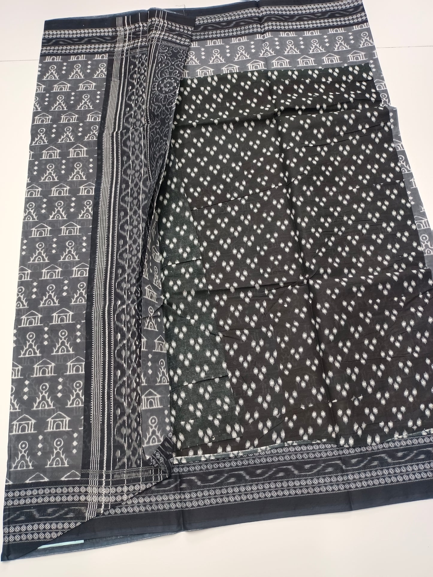 FANCY PRINTED COTTON SAREE