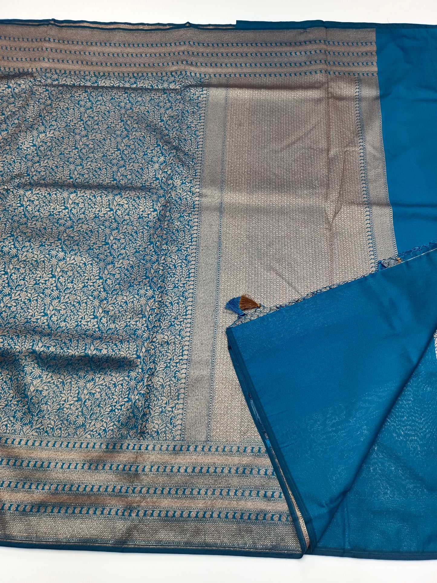 FANCY COPPER WORK SAREE