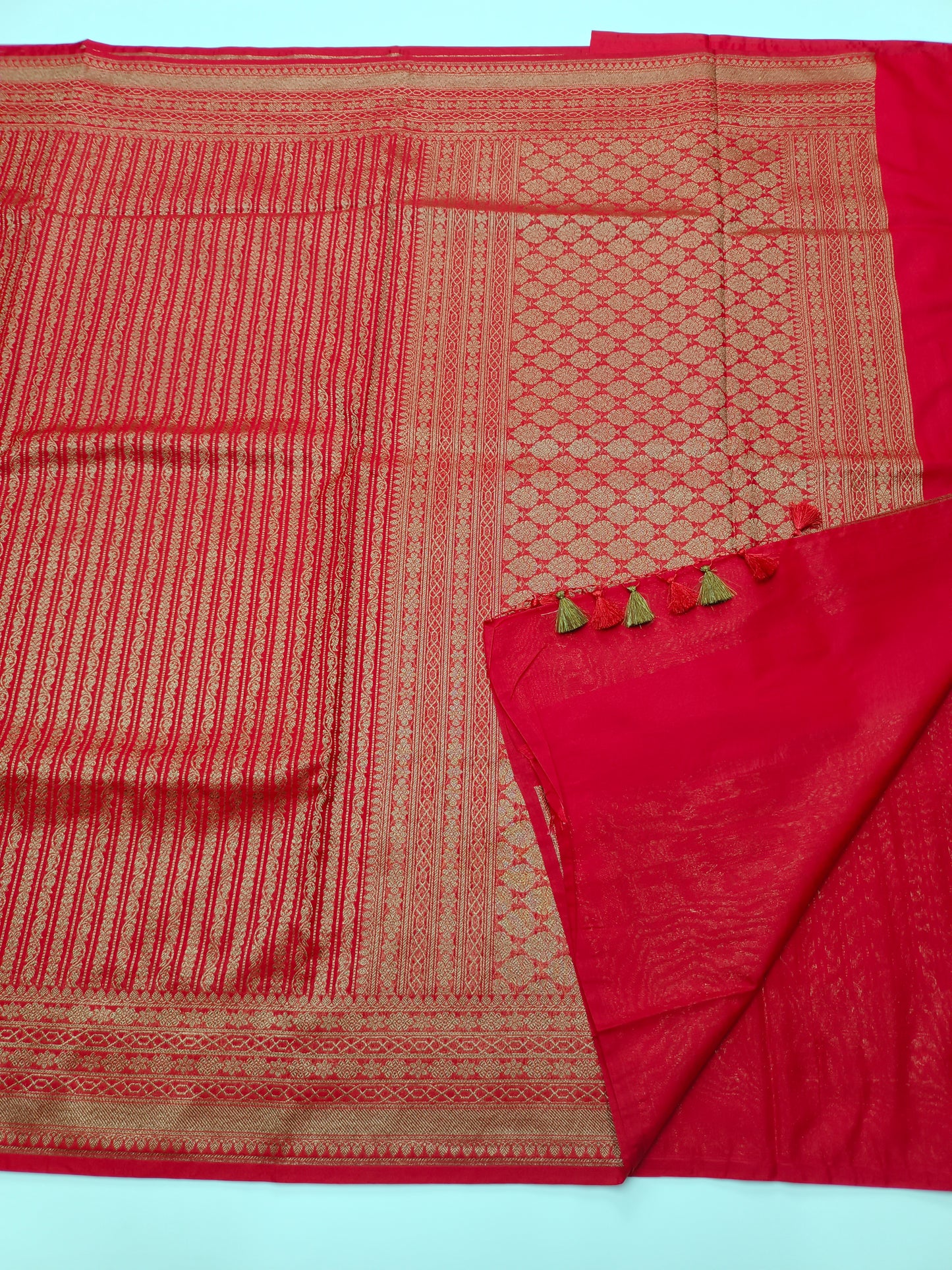 FANCY COPPER WORK SAREE
