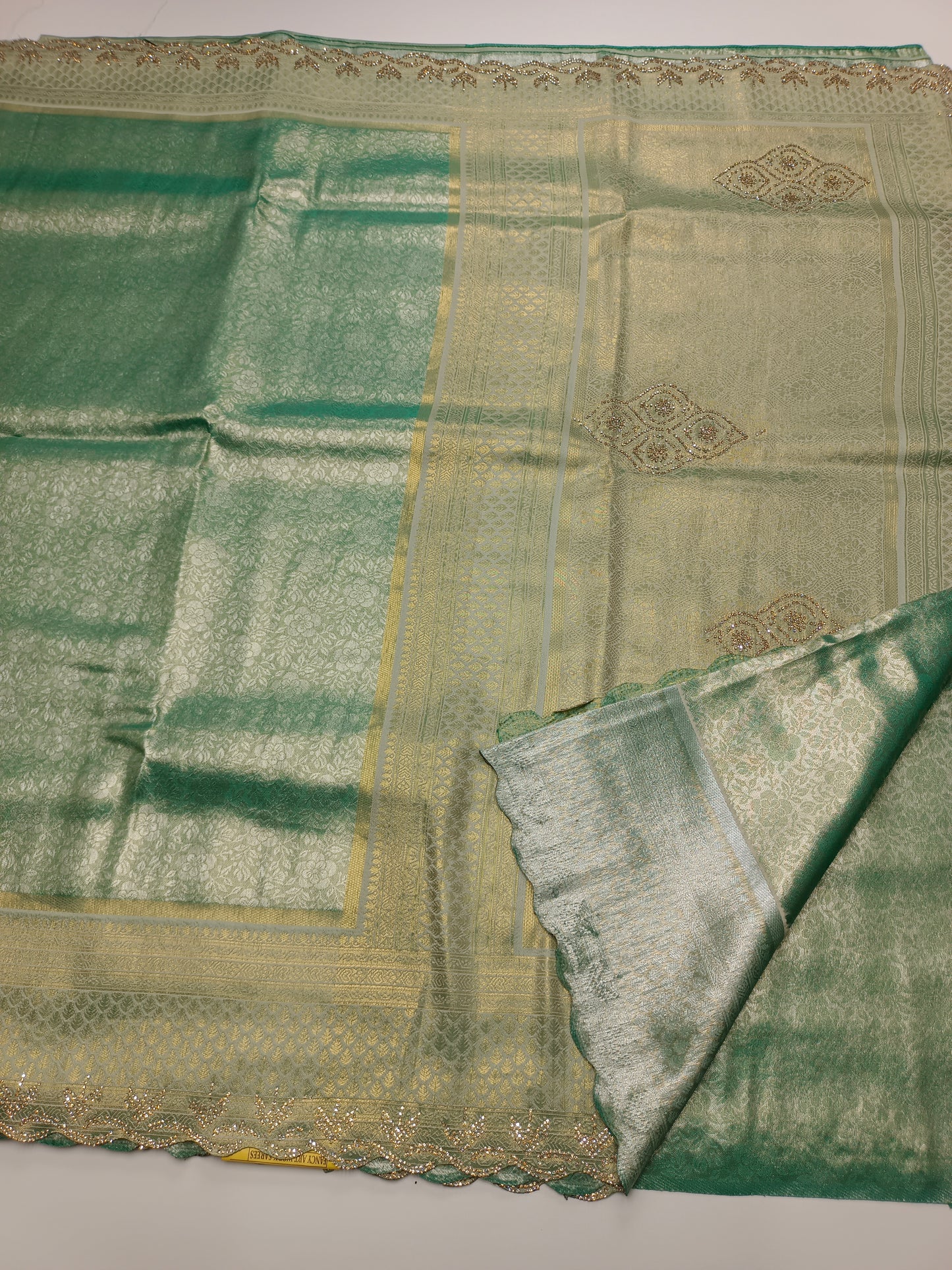 FANCY TISSUE BROCADE SAREE