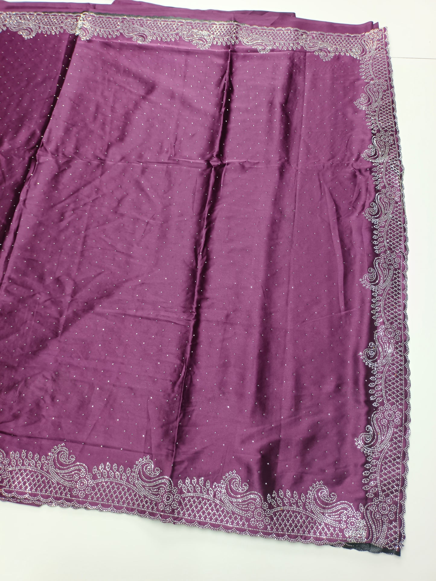 FANCY SATIN WORK SAREE