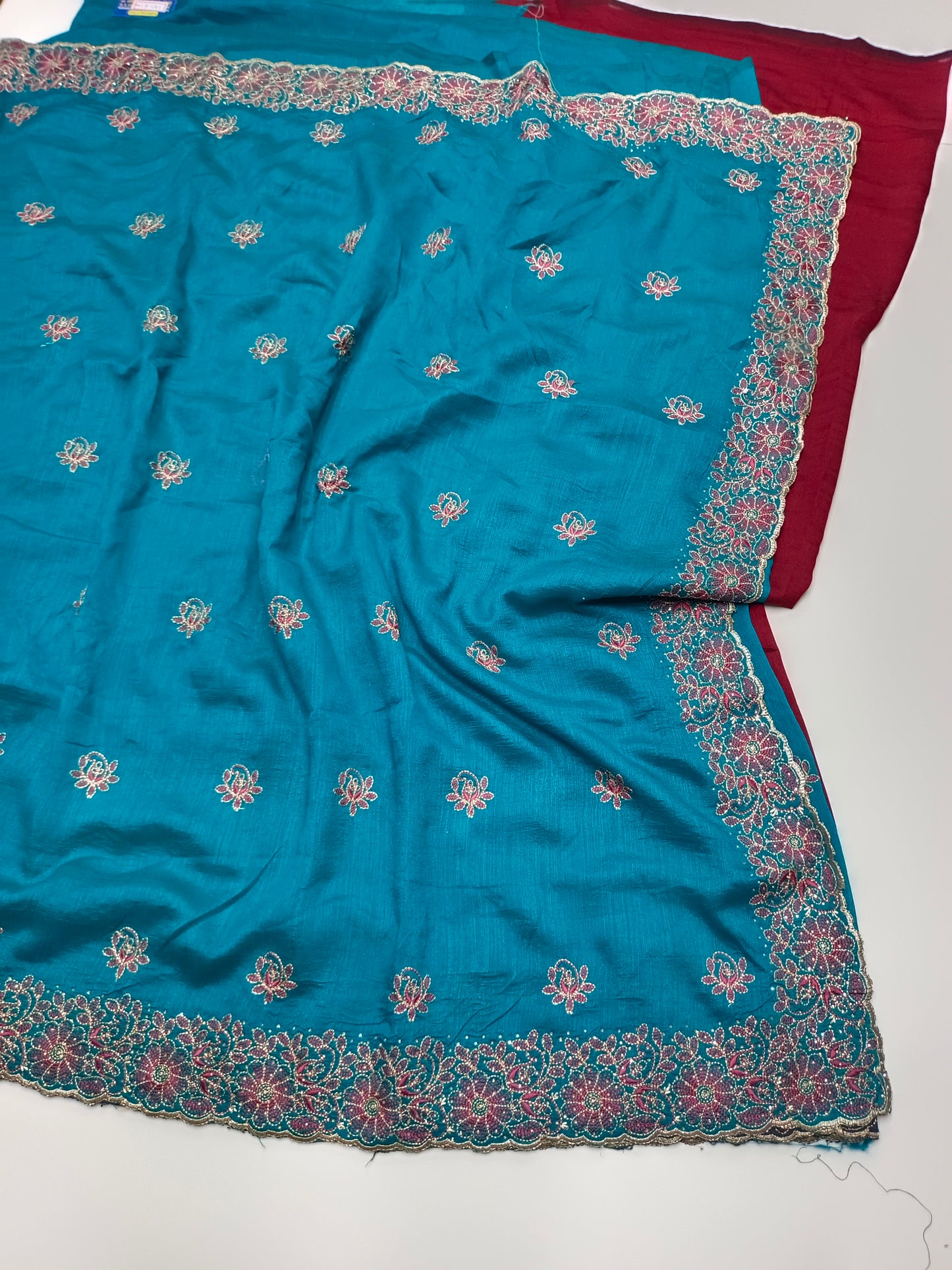 FANCY EMBROIDERY WORK SAREE