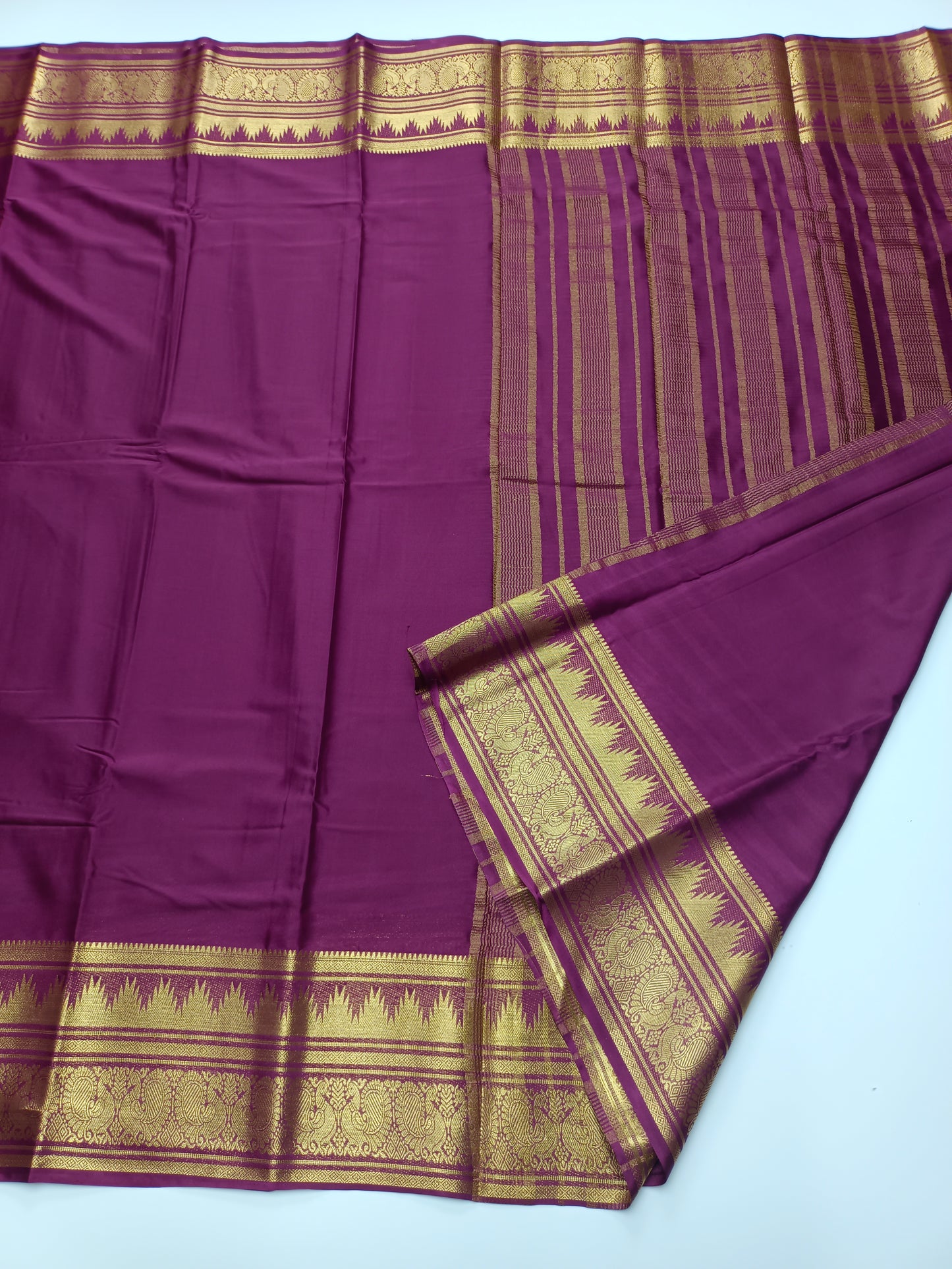 SEMI CREPE SILK SAREE (STAIN PROOF)