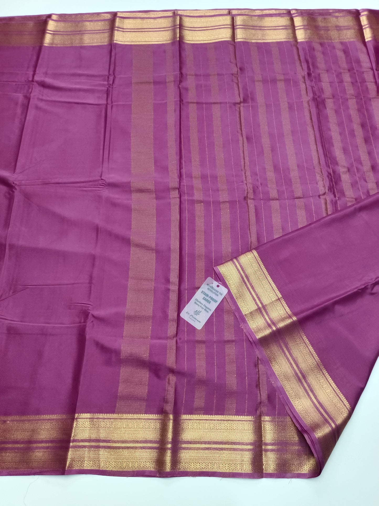 SEMI CREPE SILK SAREE (STAIN PROOF)