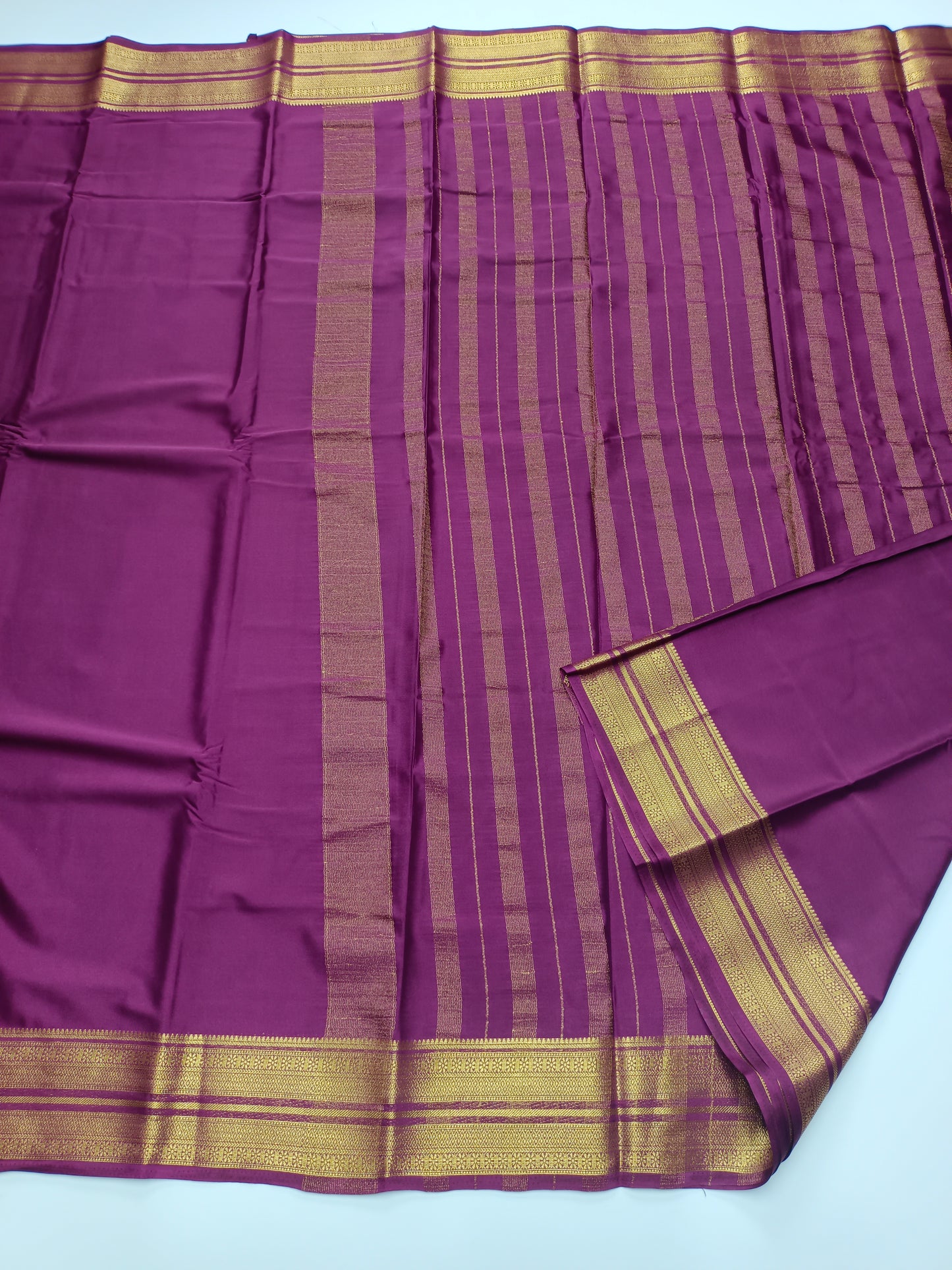 SEMI CREPE SILK SAREE (STAIN PROOF)