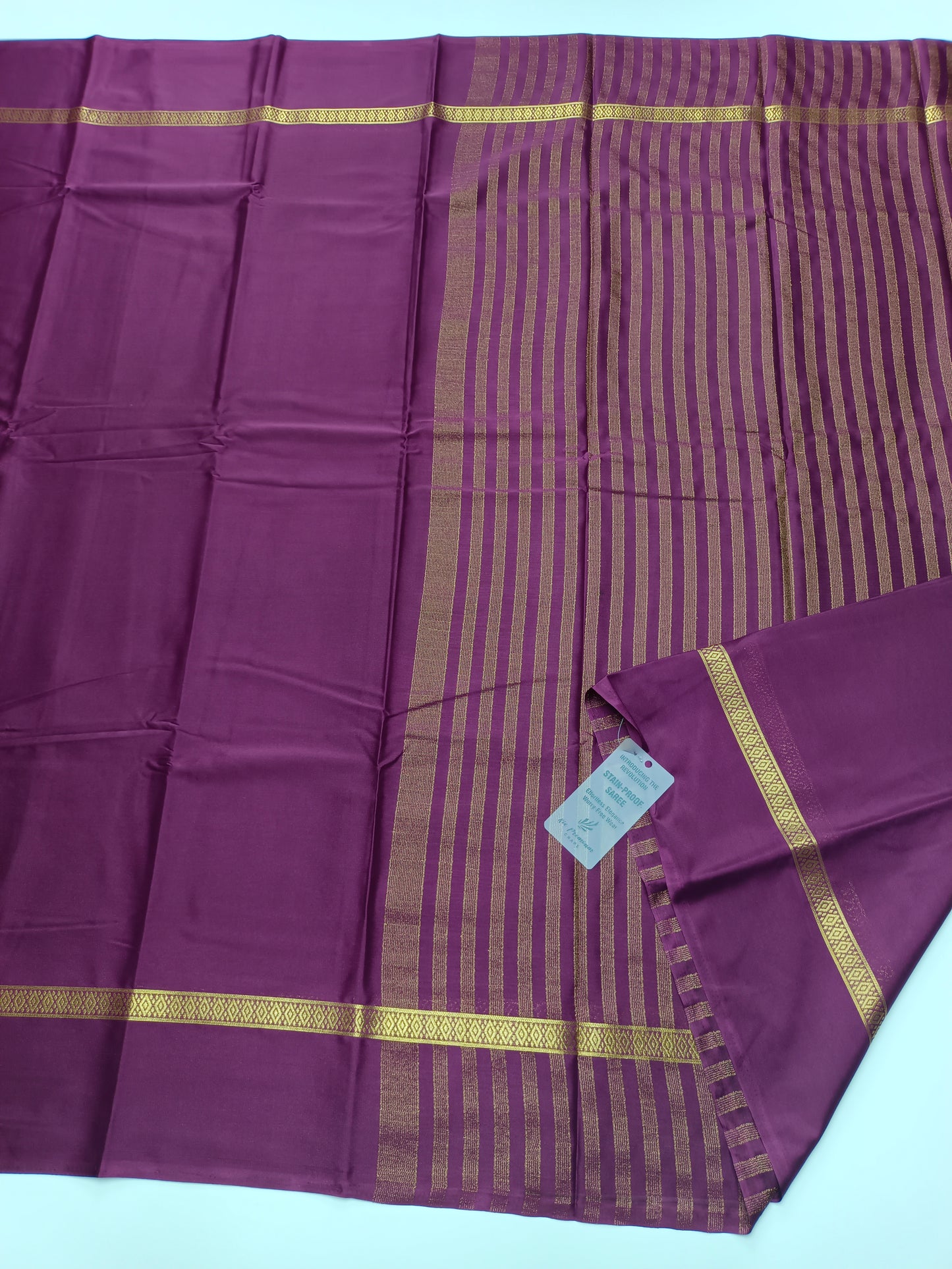 SEMI CREPE SILK SAREE (STAIN PROOF)