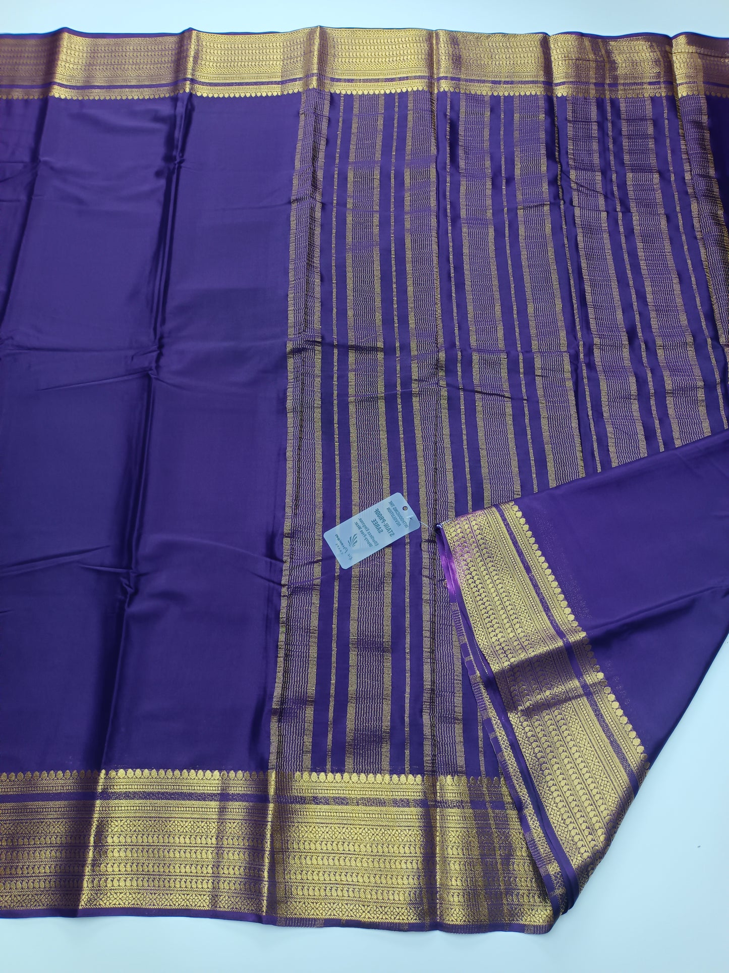 SEMI CREPE SILK SAREE (STAIN PROOF)