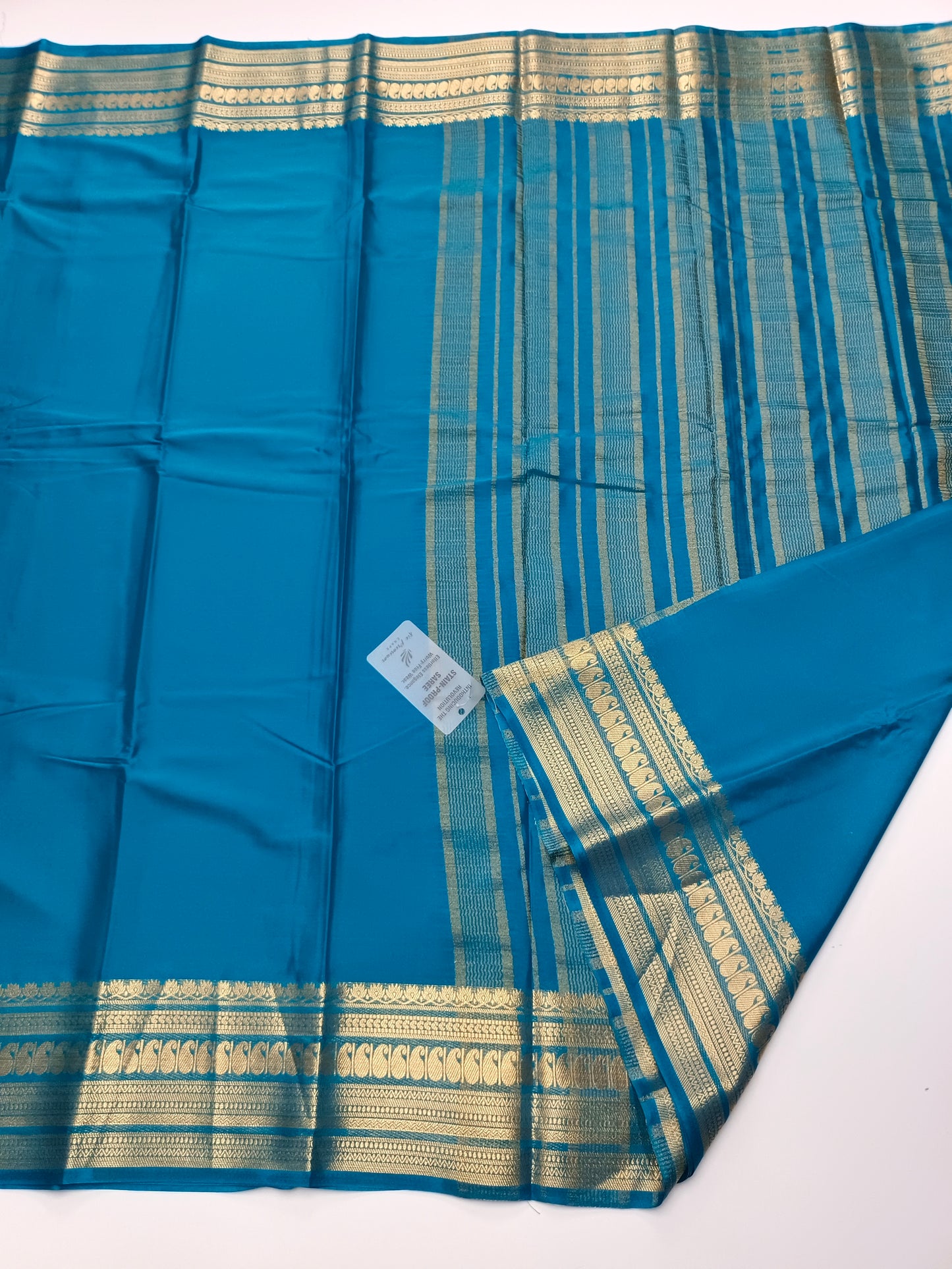 SEMI CREPE SILK SAREE (STAIN PROOF)