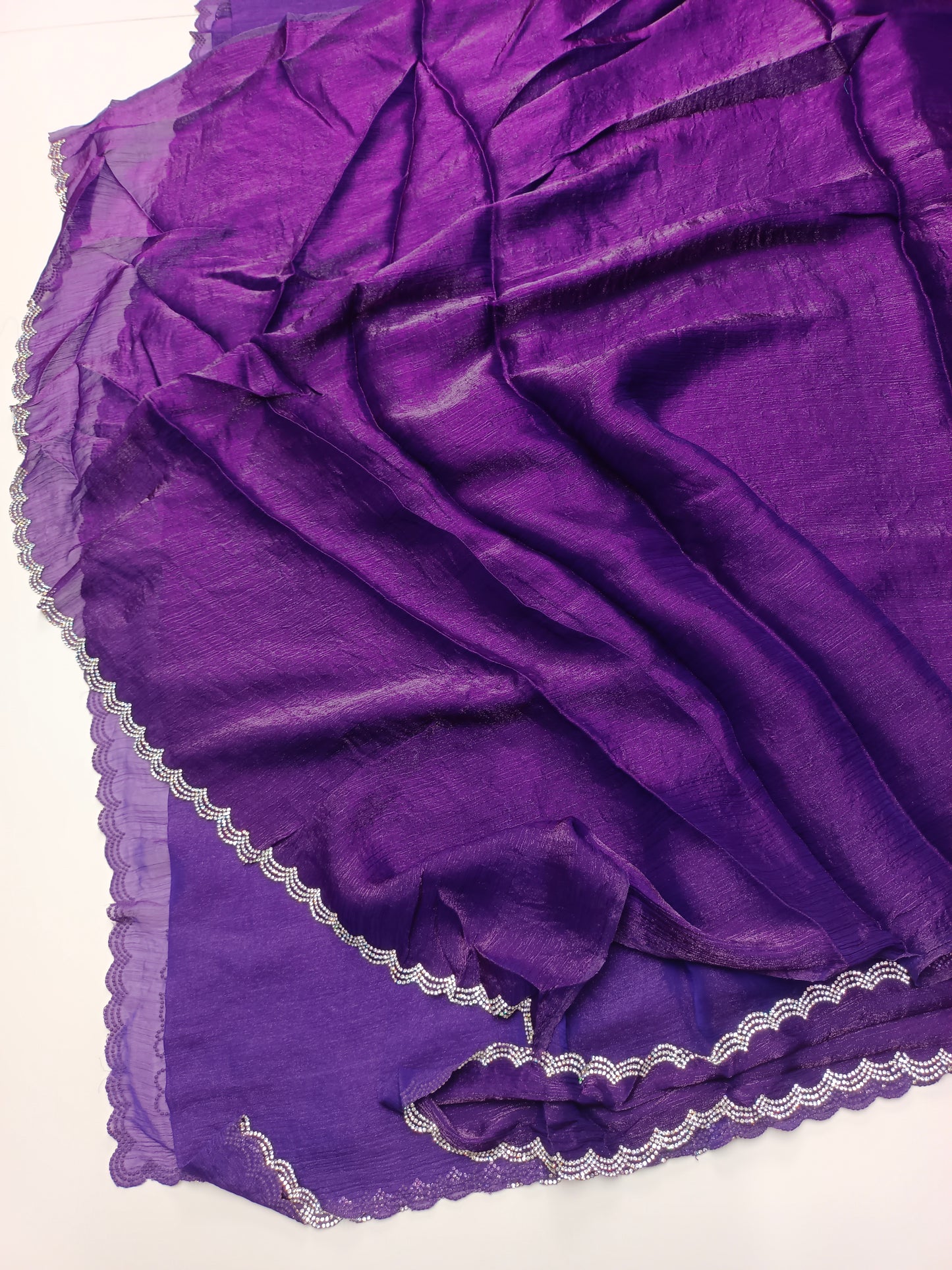 FANCY CHIFFON EMBROIDERY WORK SAREE