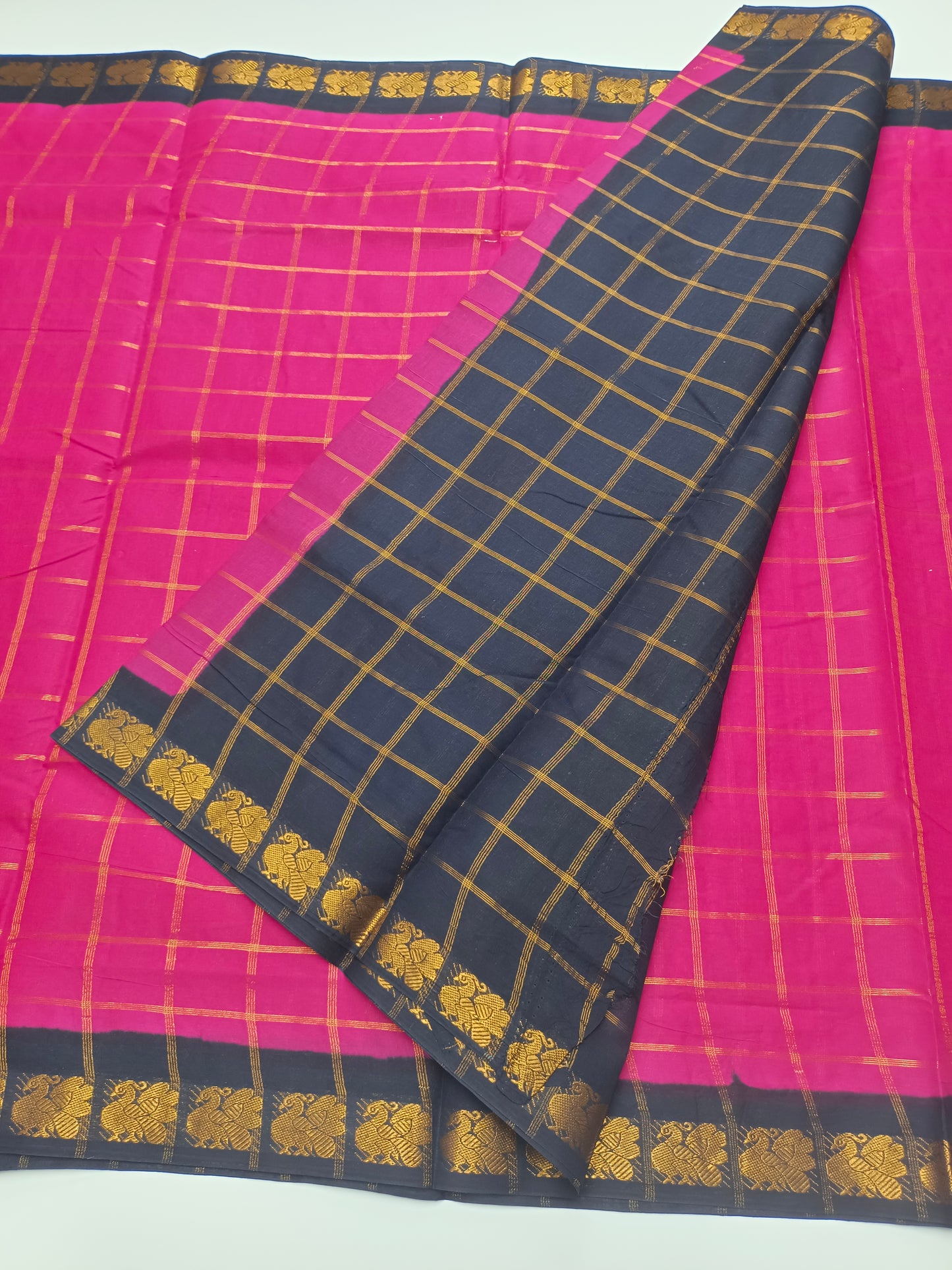 FANCY SUNGUDI COTTON SAREE