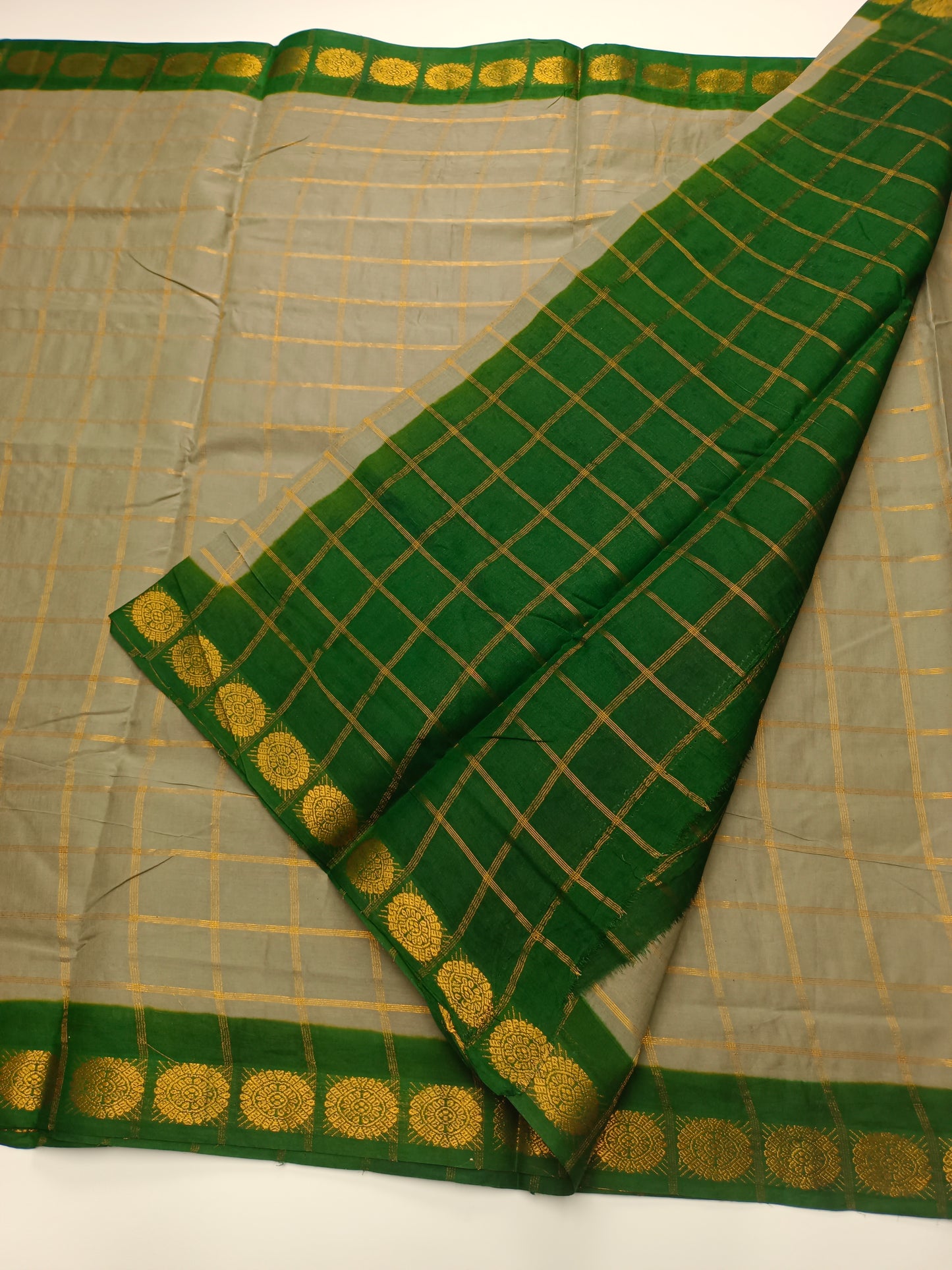 FANCY SUNGUDI COTTON SAREE