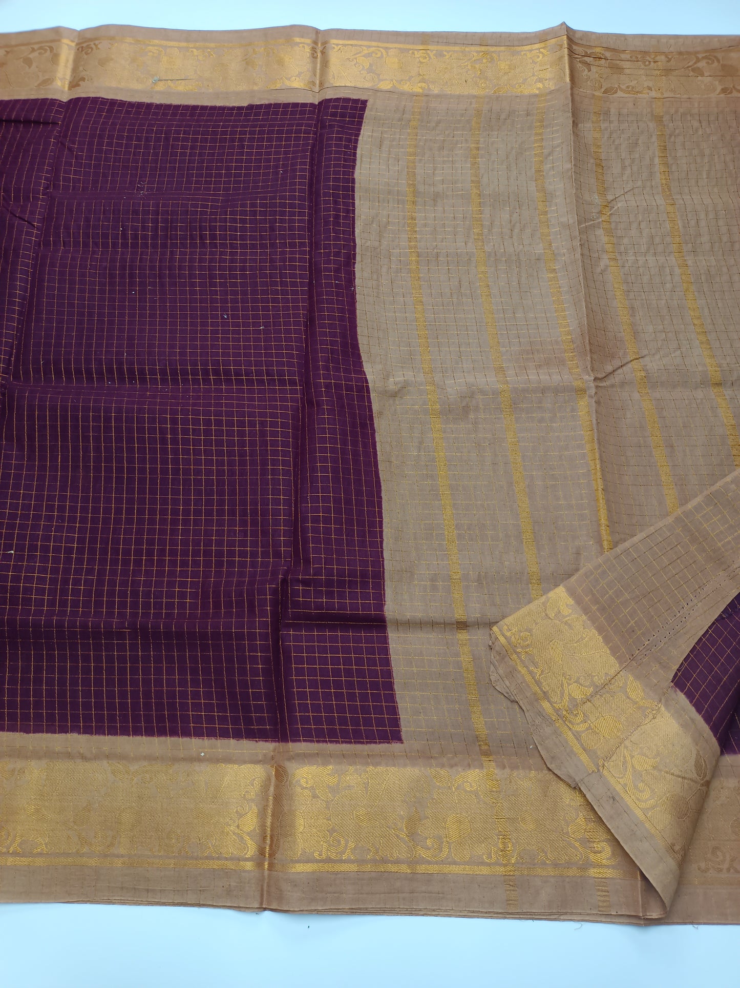 FANCY SUNGUDI COTTON SAREE