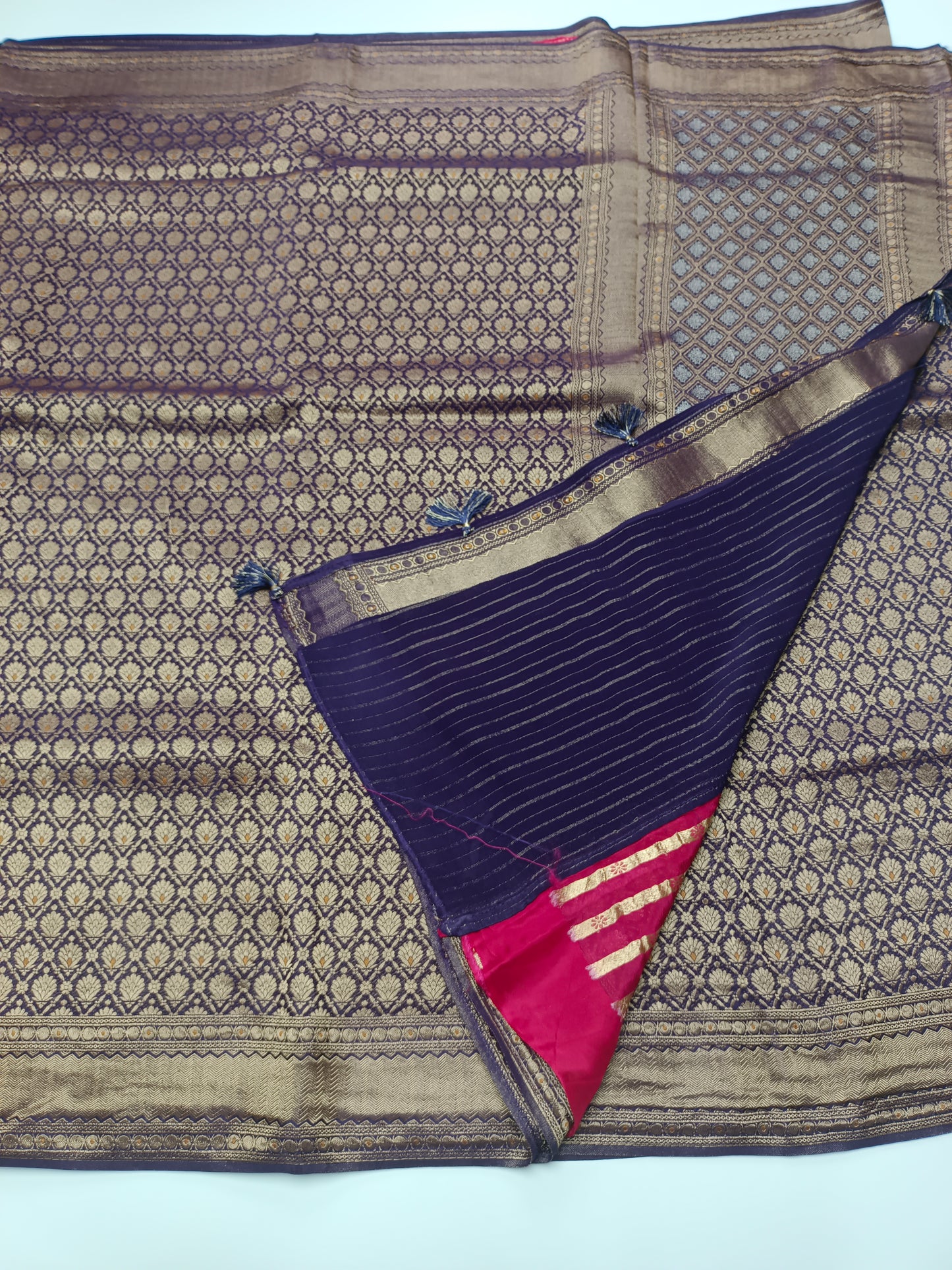 BANARASI CREPE BROCADE SAREE