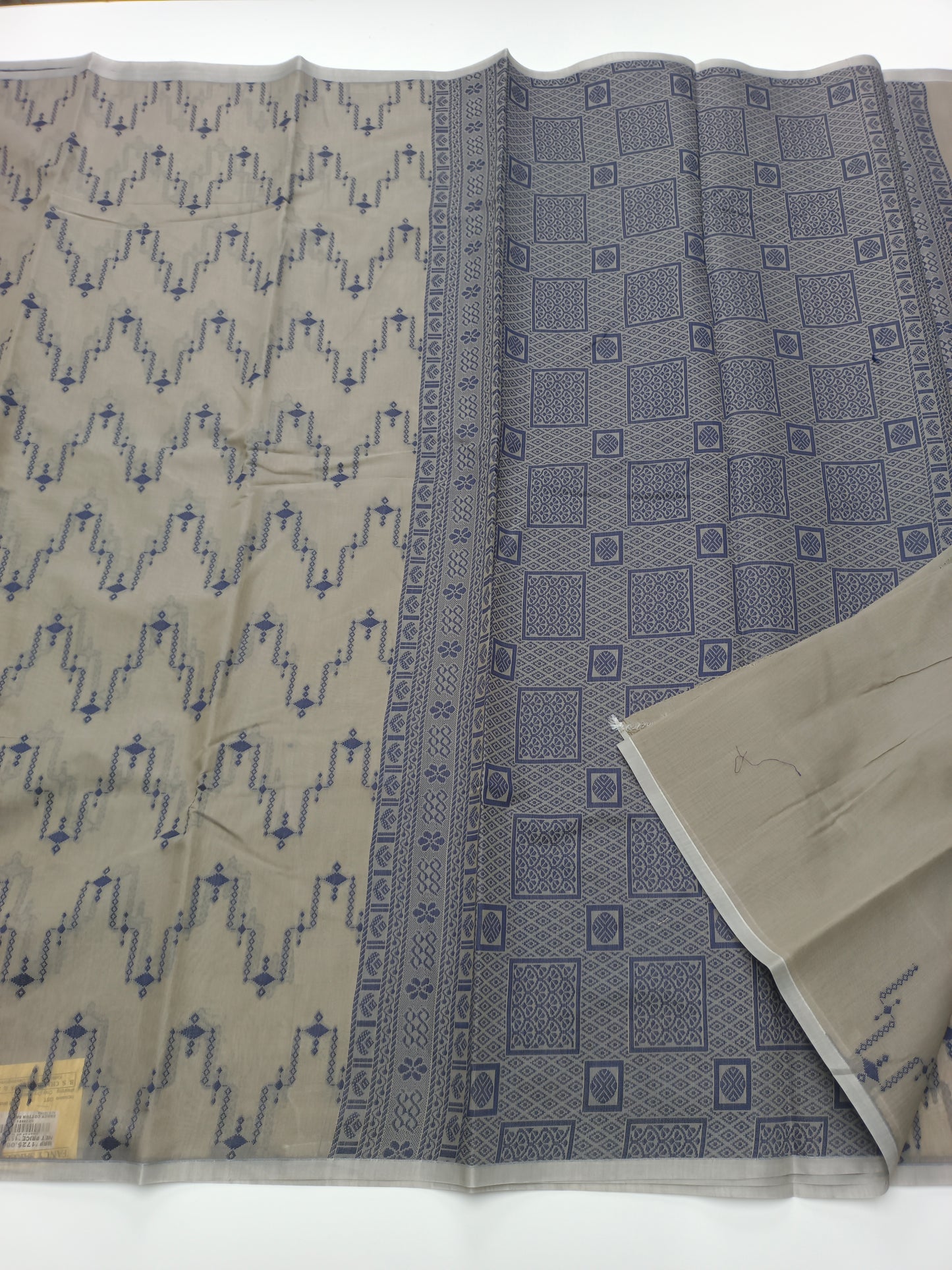 FANCY CHANDERI COTTON SAREE
