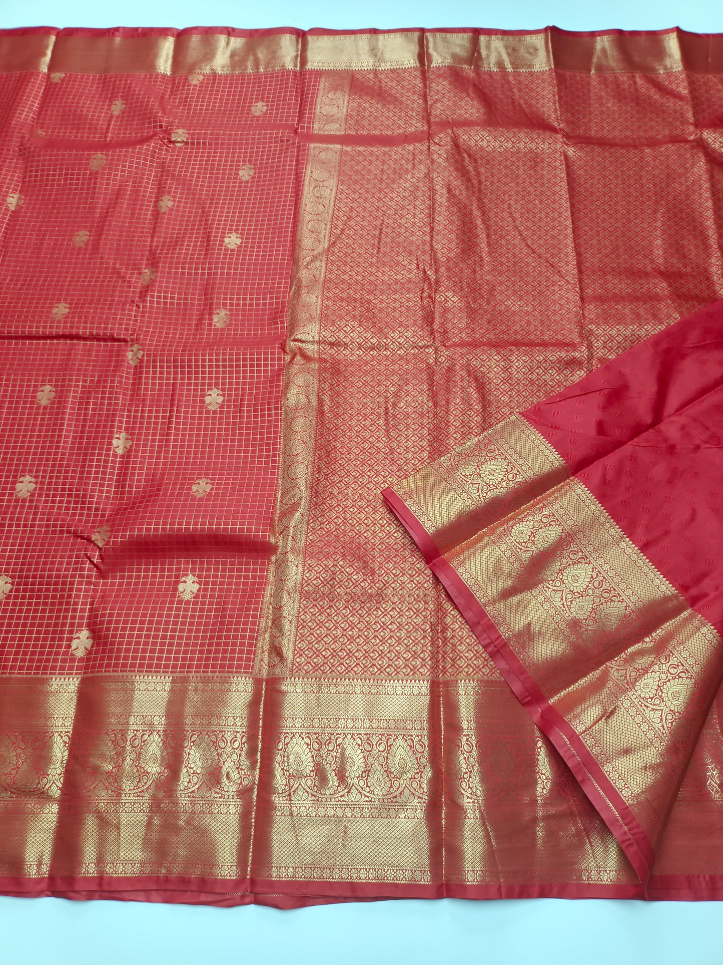 KANCHIPURAM SEMI SILK SAREE