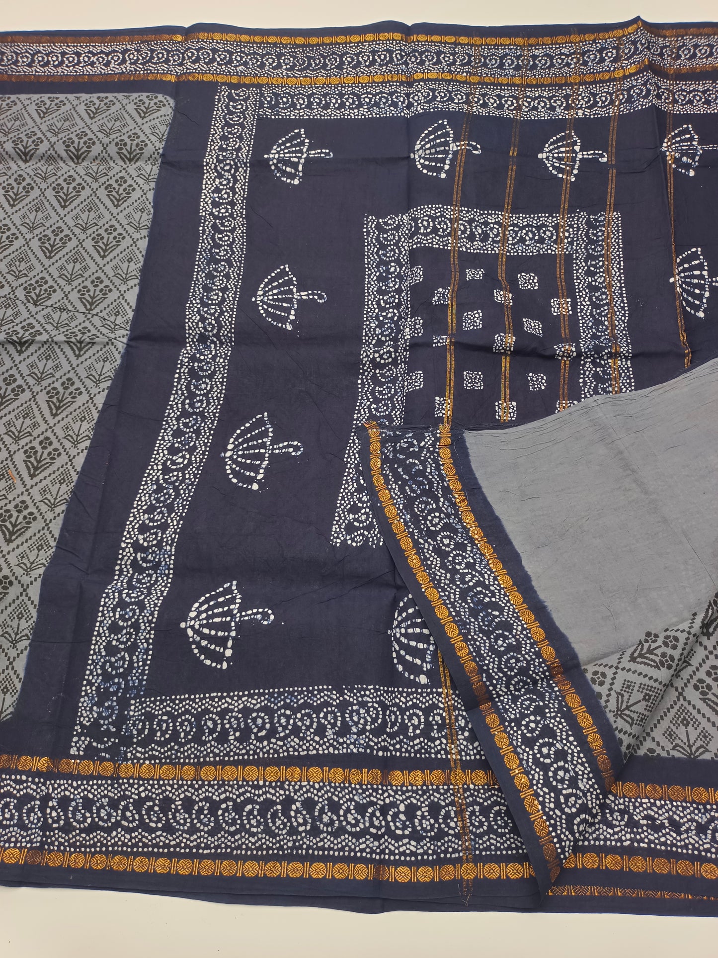 SANGUDI COTTON SAREE WITHOUT BLOUSE