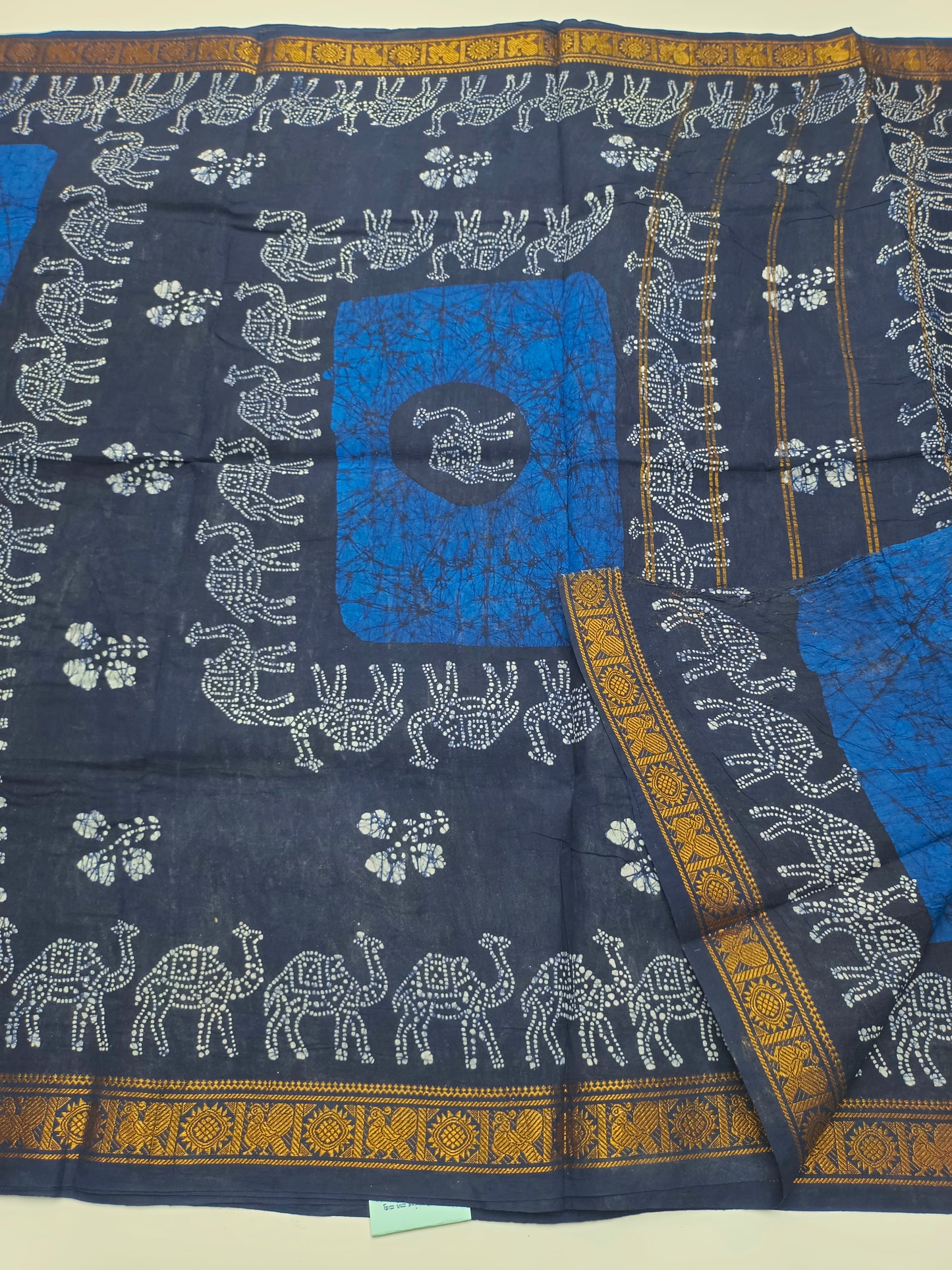 SANGUDI COTTON SAREE WITHOUT BLOUSE