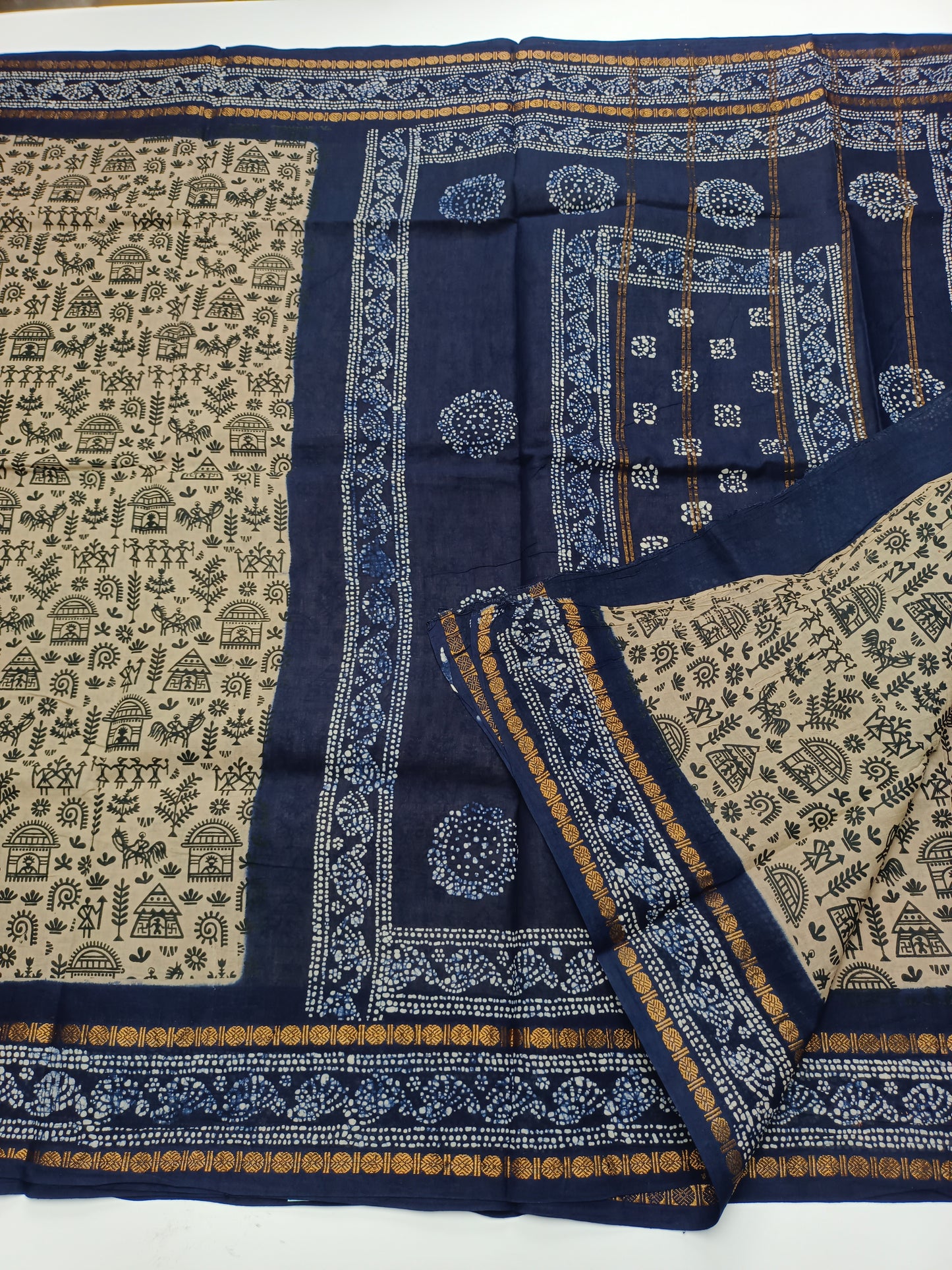 SANGUDI COTTON SAREE WITHOUT BLOUSE