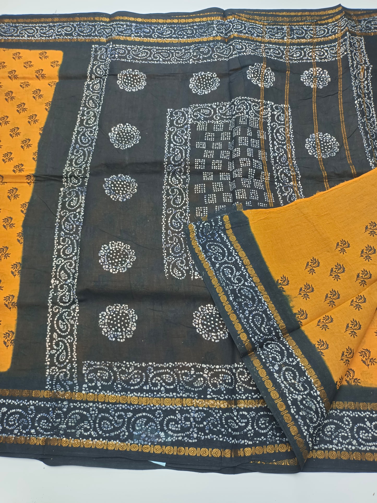 SANGUDI COTTON SAREE WITHOUT BLOUSE