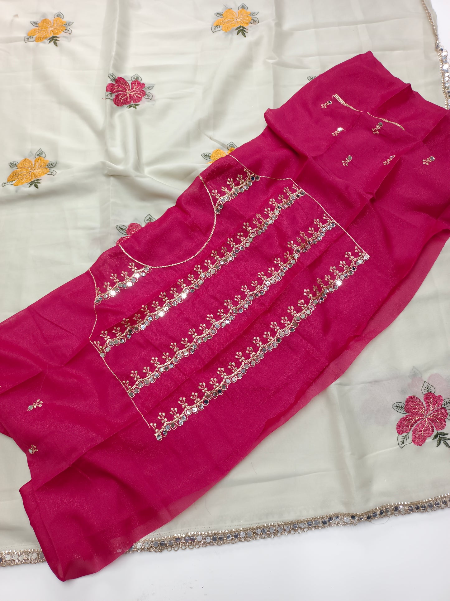 FANCY WORK SAREE