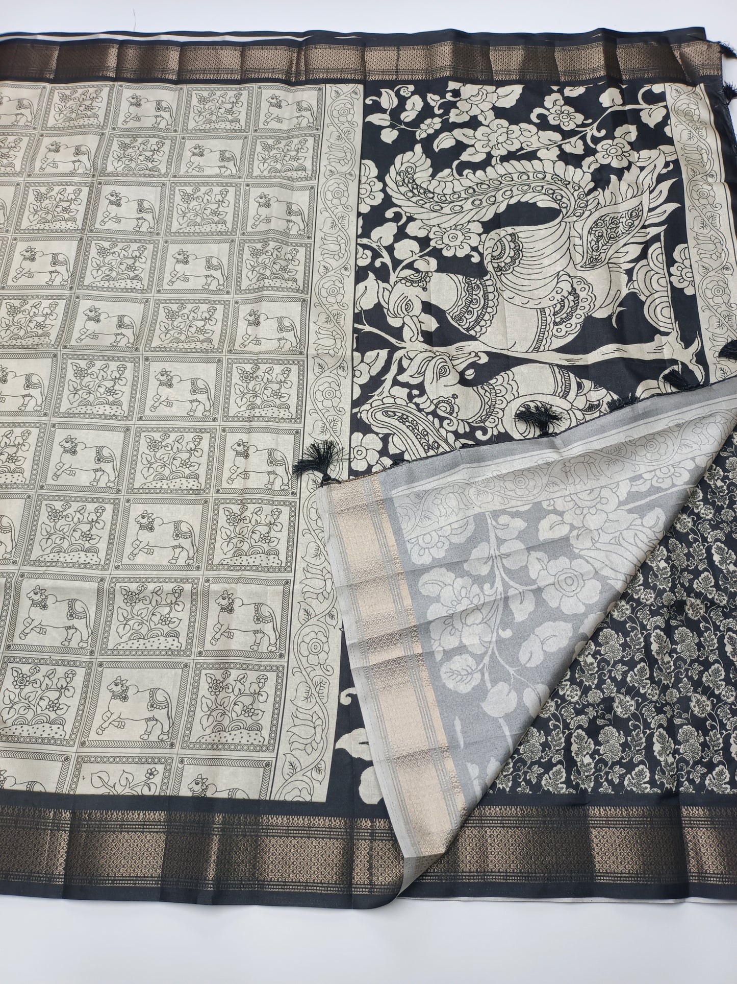 FANCY SOFT TUSSER SILK SAREE