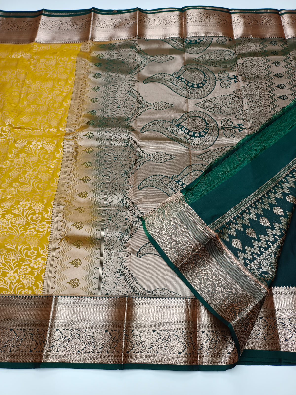 KANCHIPURAM SEMI SILK SAREE