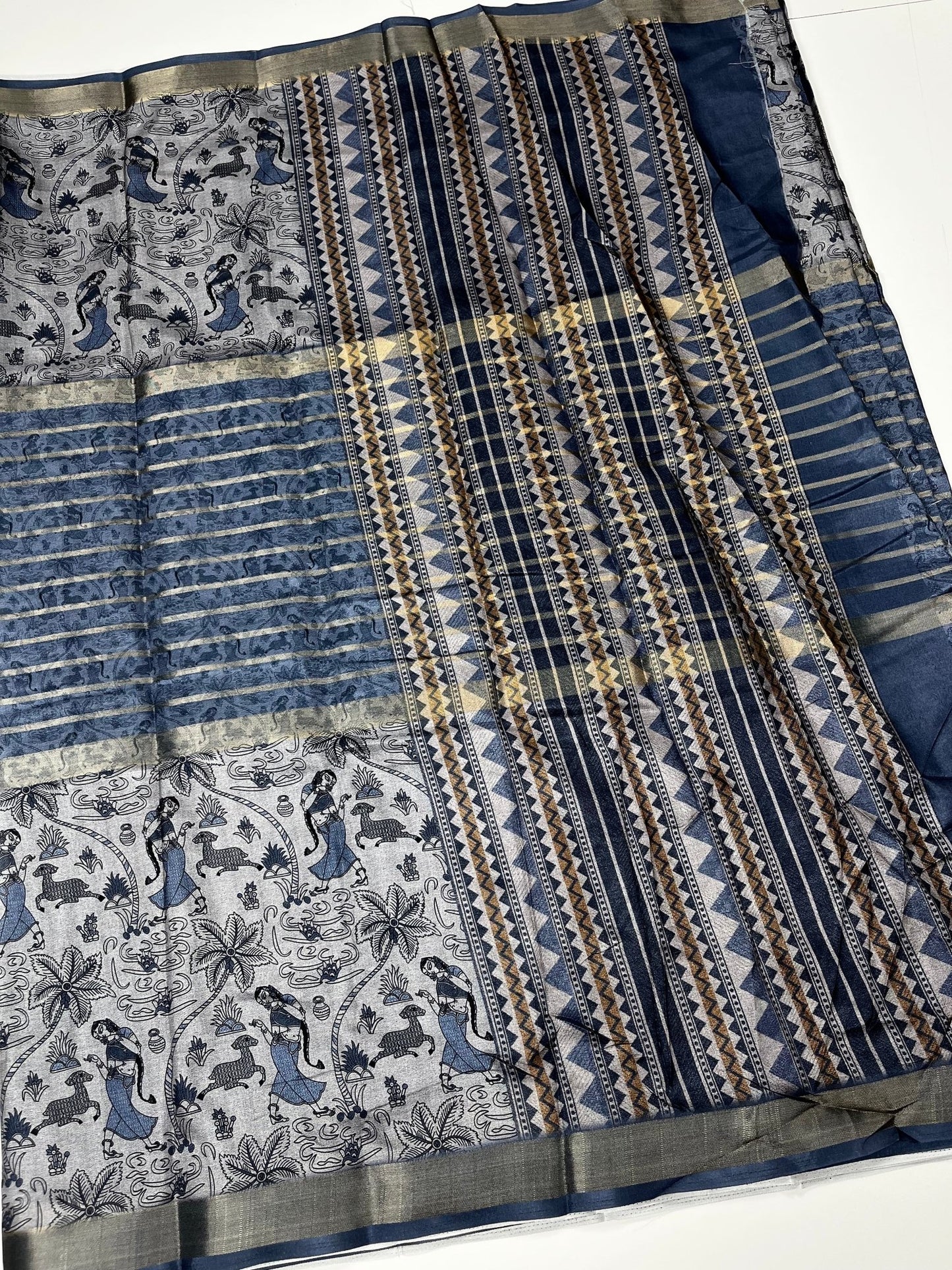FANCY DOLA SILK SAREE - B S CHANNABASAPPA & SONS