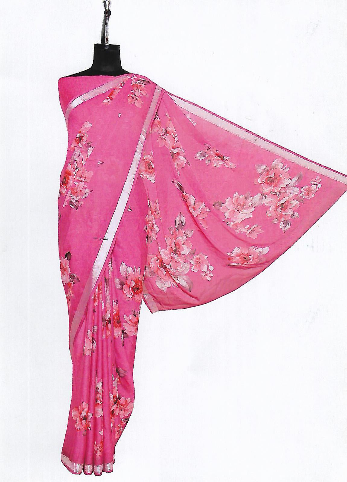 FANCY SYNTHETIC SAREE - B S CHANNABASAPPA & SONS