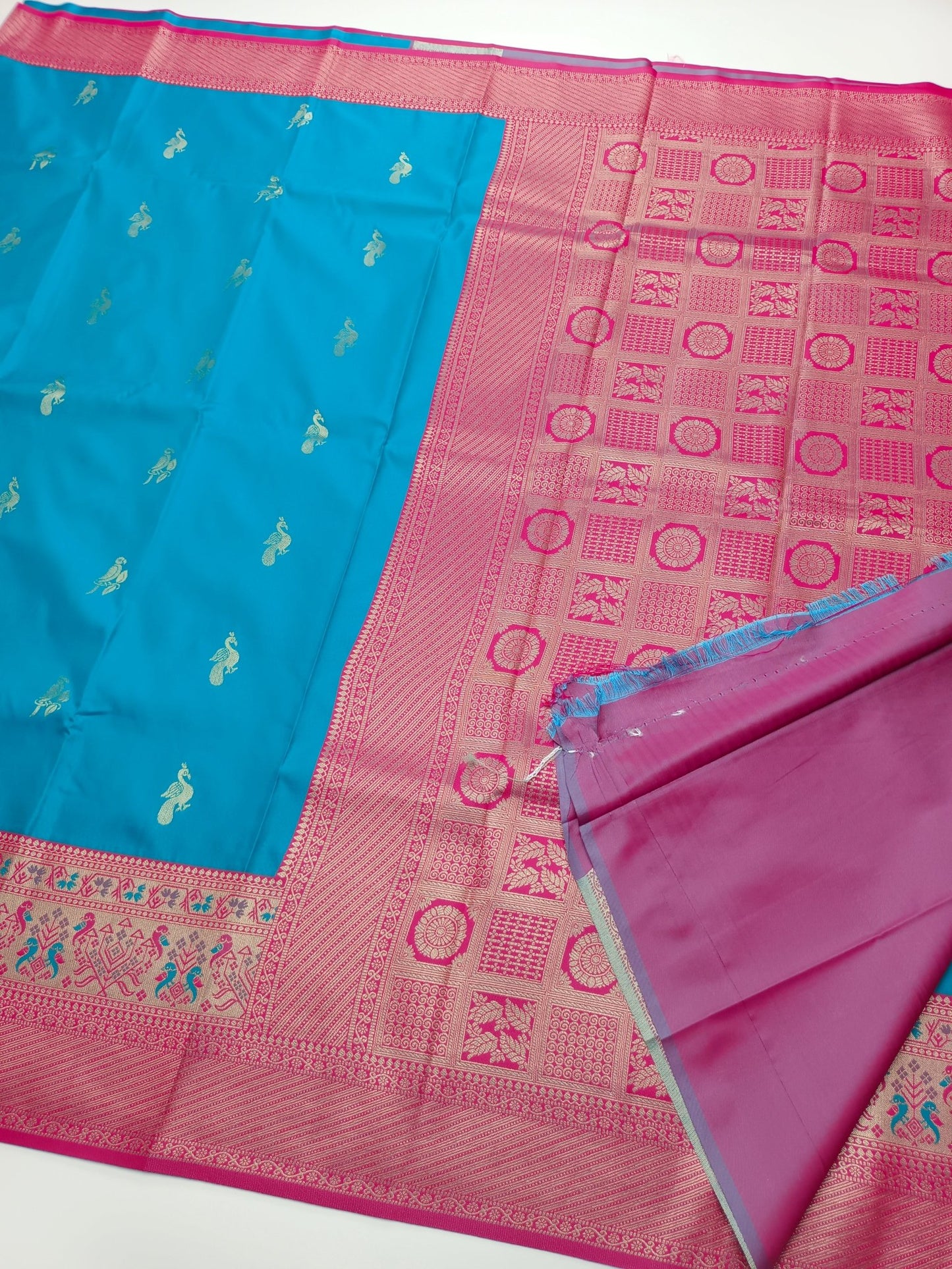FANCY BRIDAL SOFT SILK SAREE - B S CHANNABASAPPA & SONS