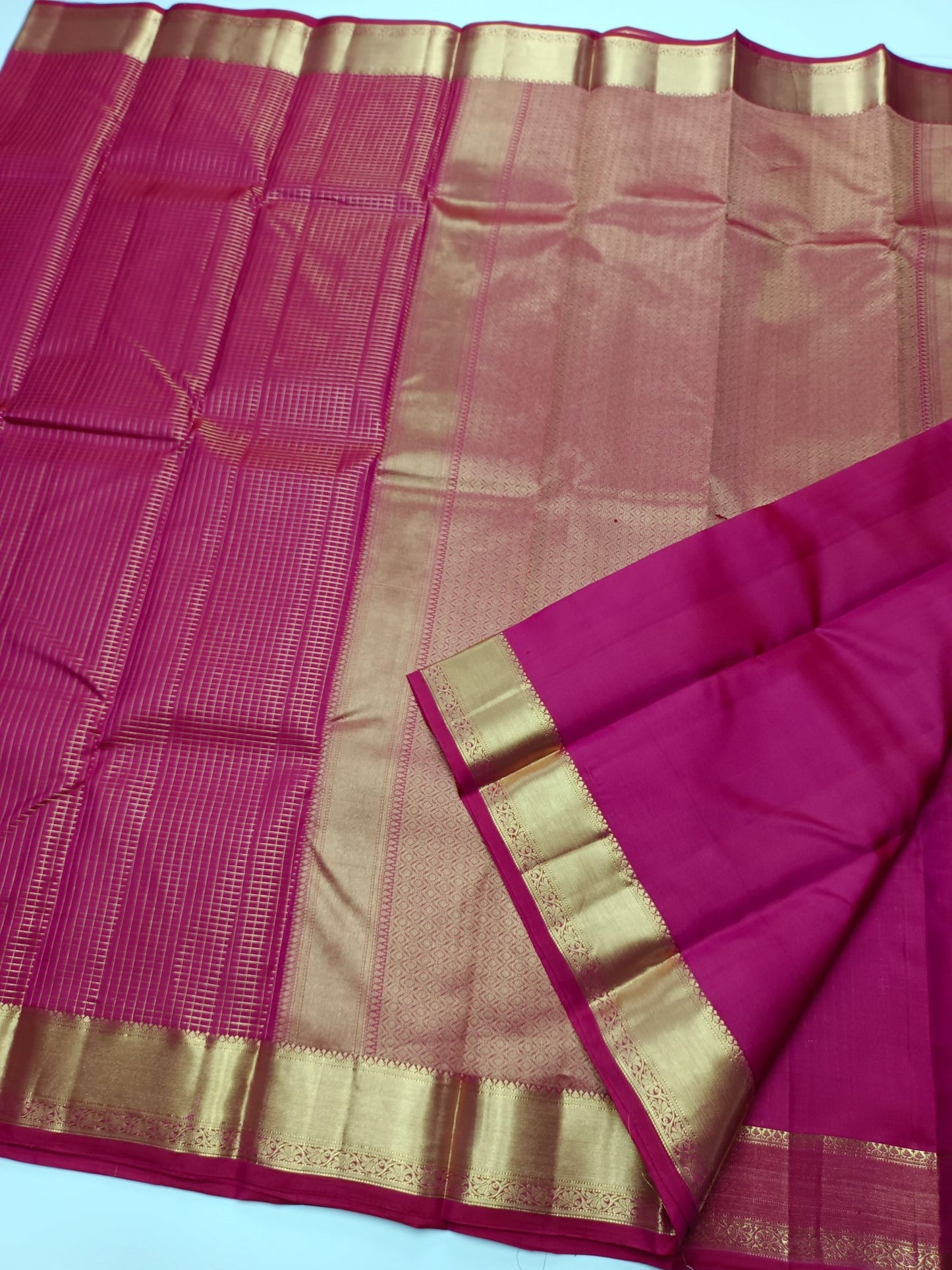 KANCHIPURAM PURE SILK SAREE - B S CHANNABASAPPA & SONS