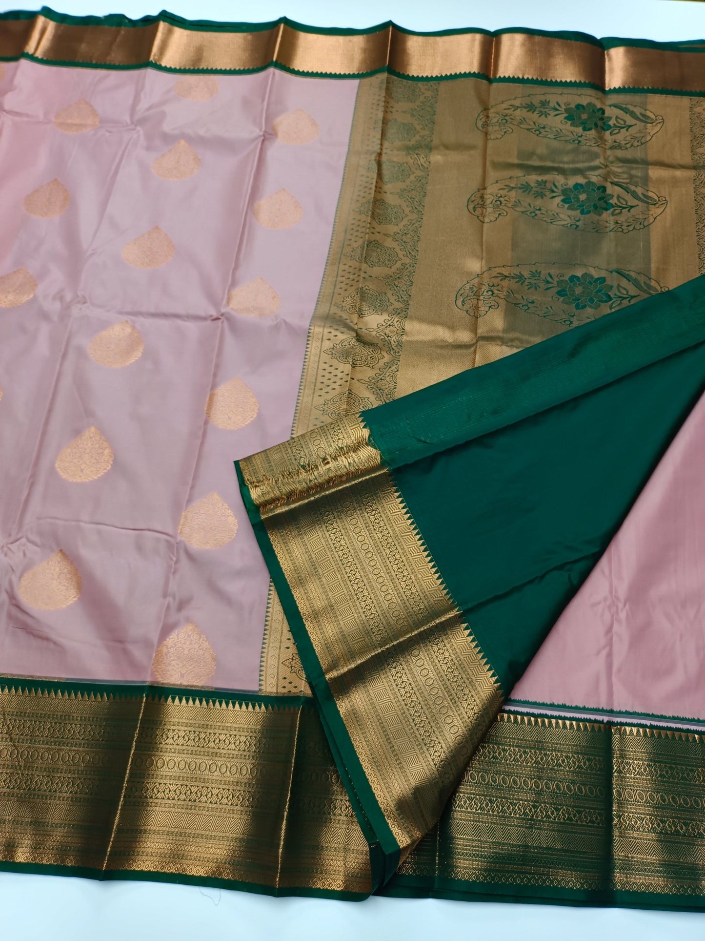 KANCHIPURAM ART SILK SAREE - B S CHANNABASAPPA & SONS