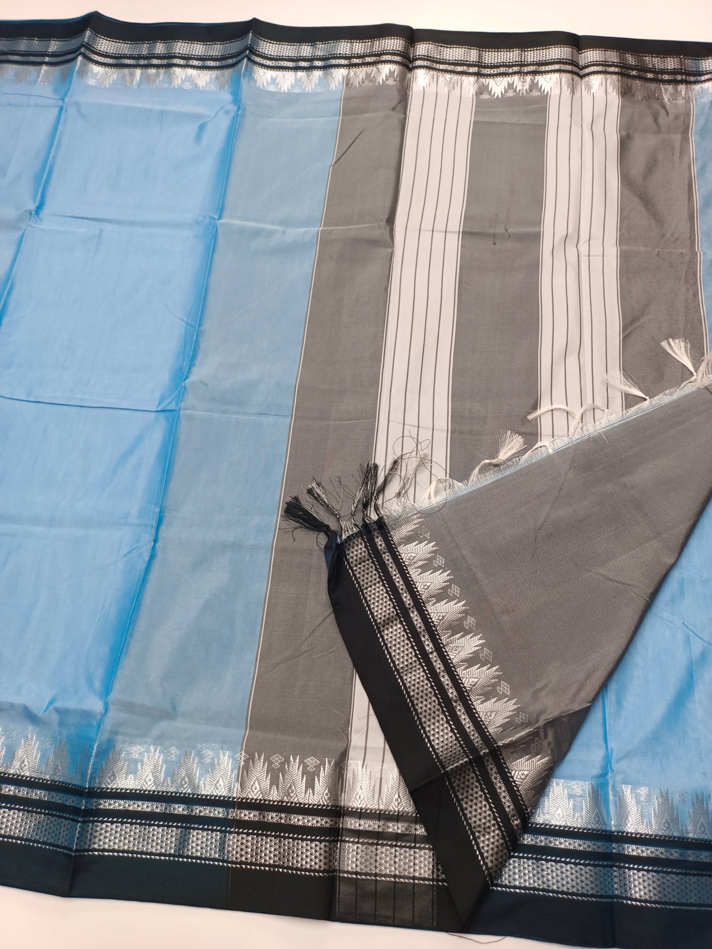 FANCY ILKAL COTTON SAREE - B S CHANNABASAPPA & SONS