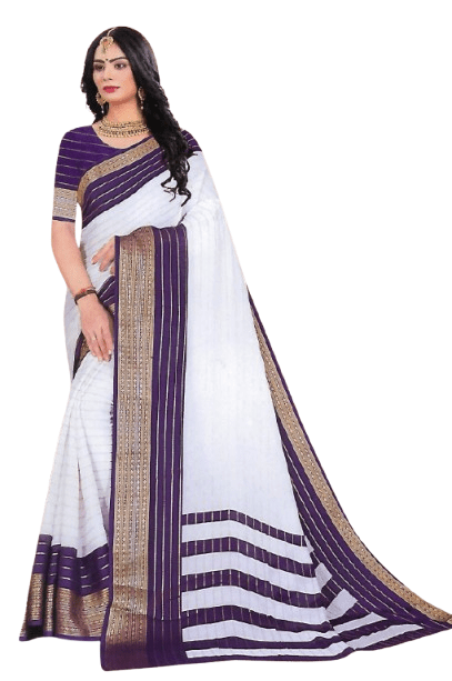 FANCY SYNTHETIC SAREE - B S CHANNABASAPPA & SONS
