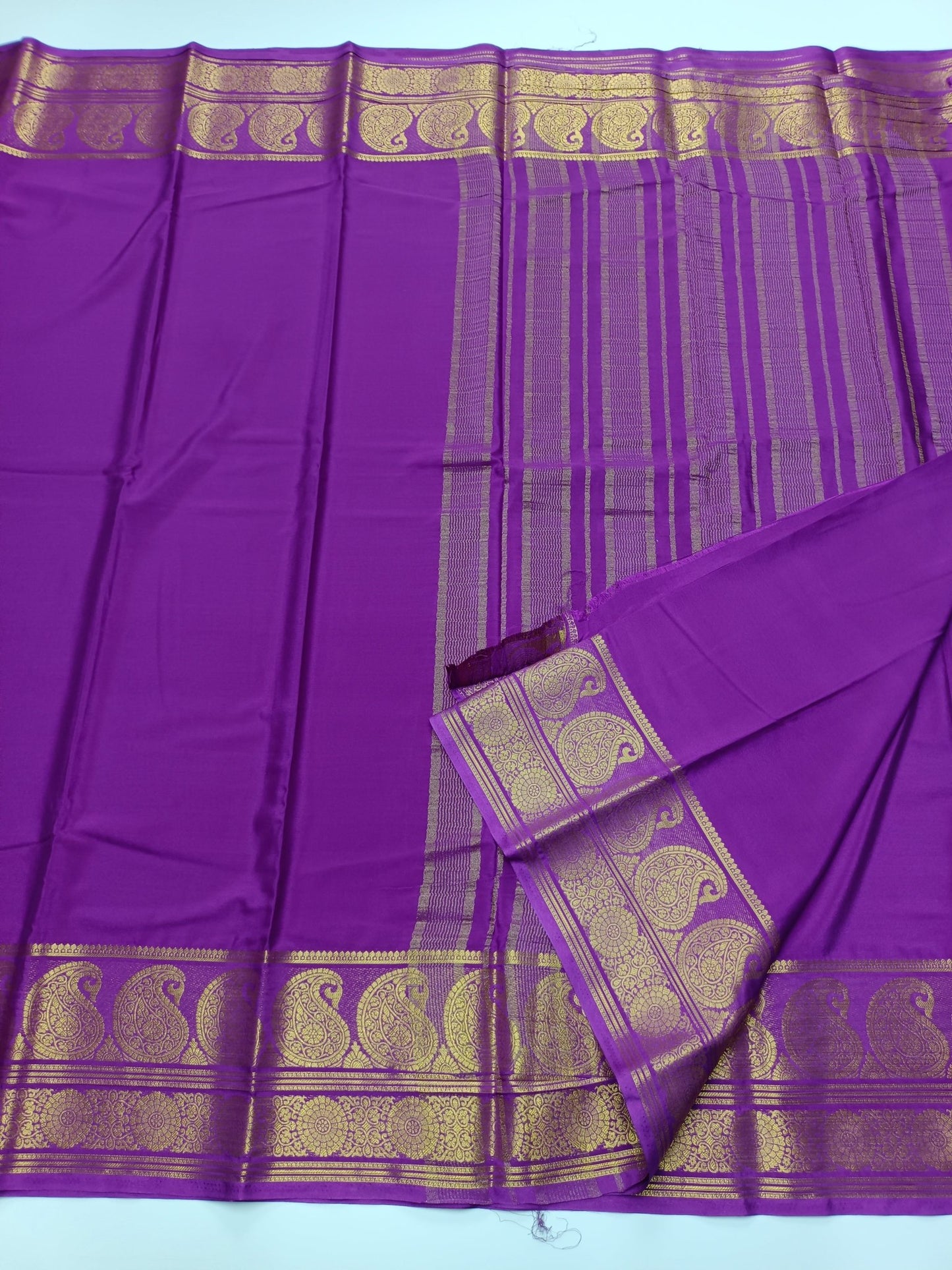 SEMI CREPE SILK SAREE - B S CHANNABASAPPA & SONS