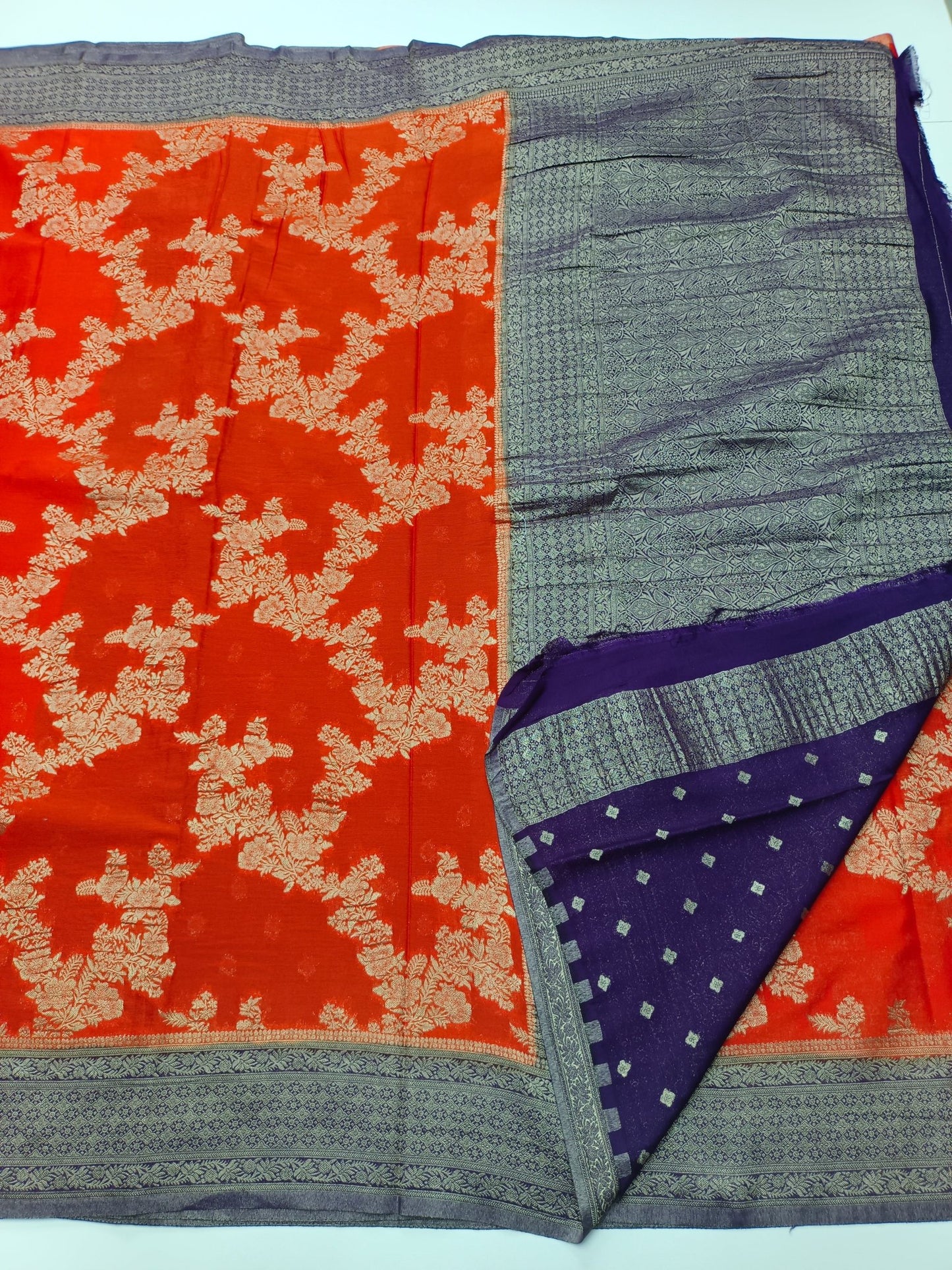 FANCY CHIFFON SAREE - B S CHANNABASAPPA & SONS