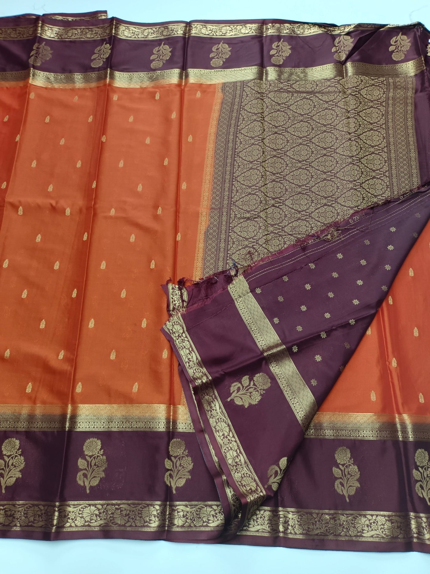 SEMI CREPE SILK SAREE - B S CHANNABASAPPA & SONS